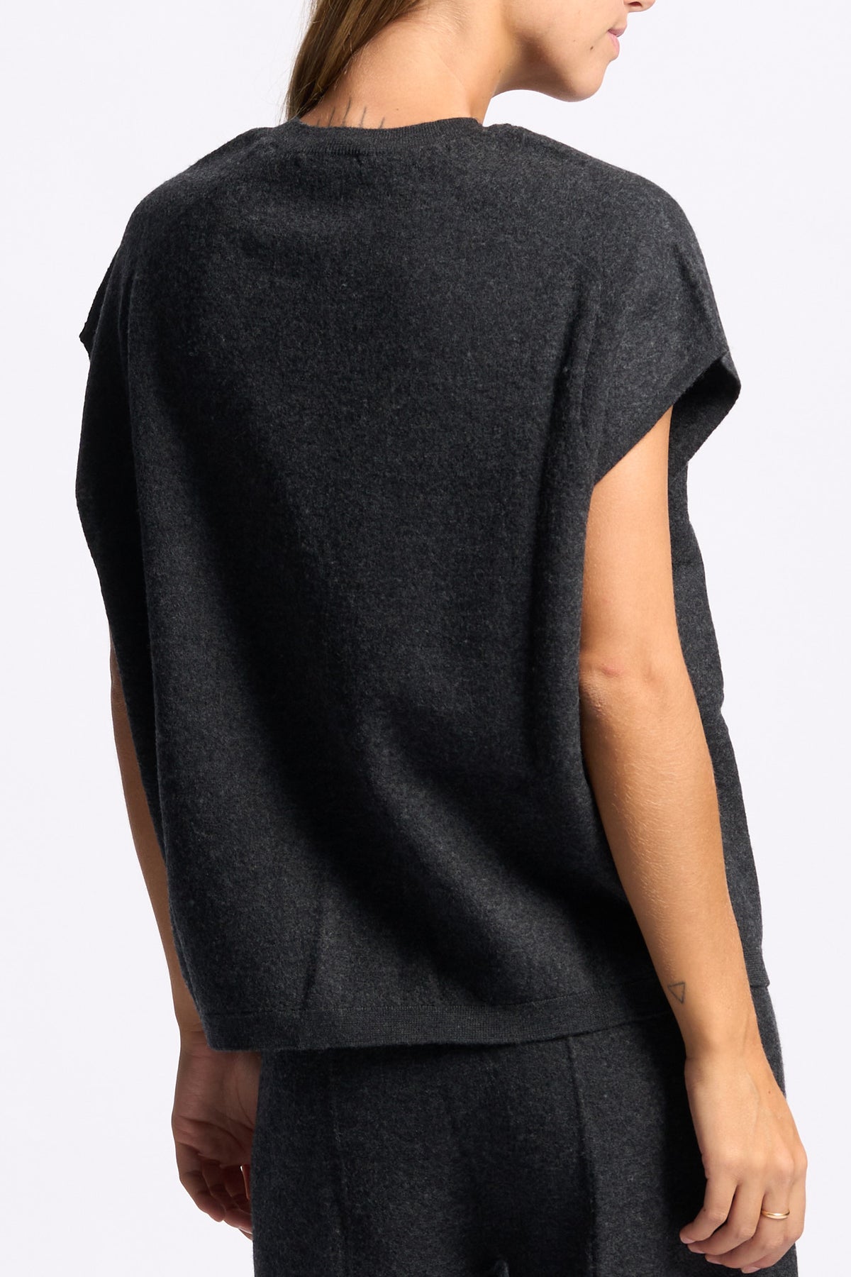 Semicouture Maglia Beth Grigio melange Donna-4