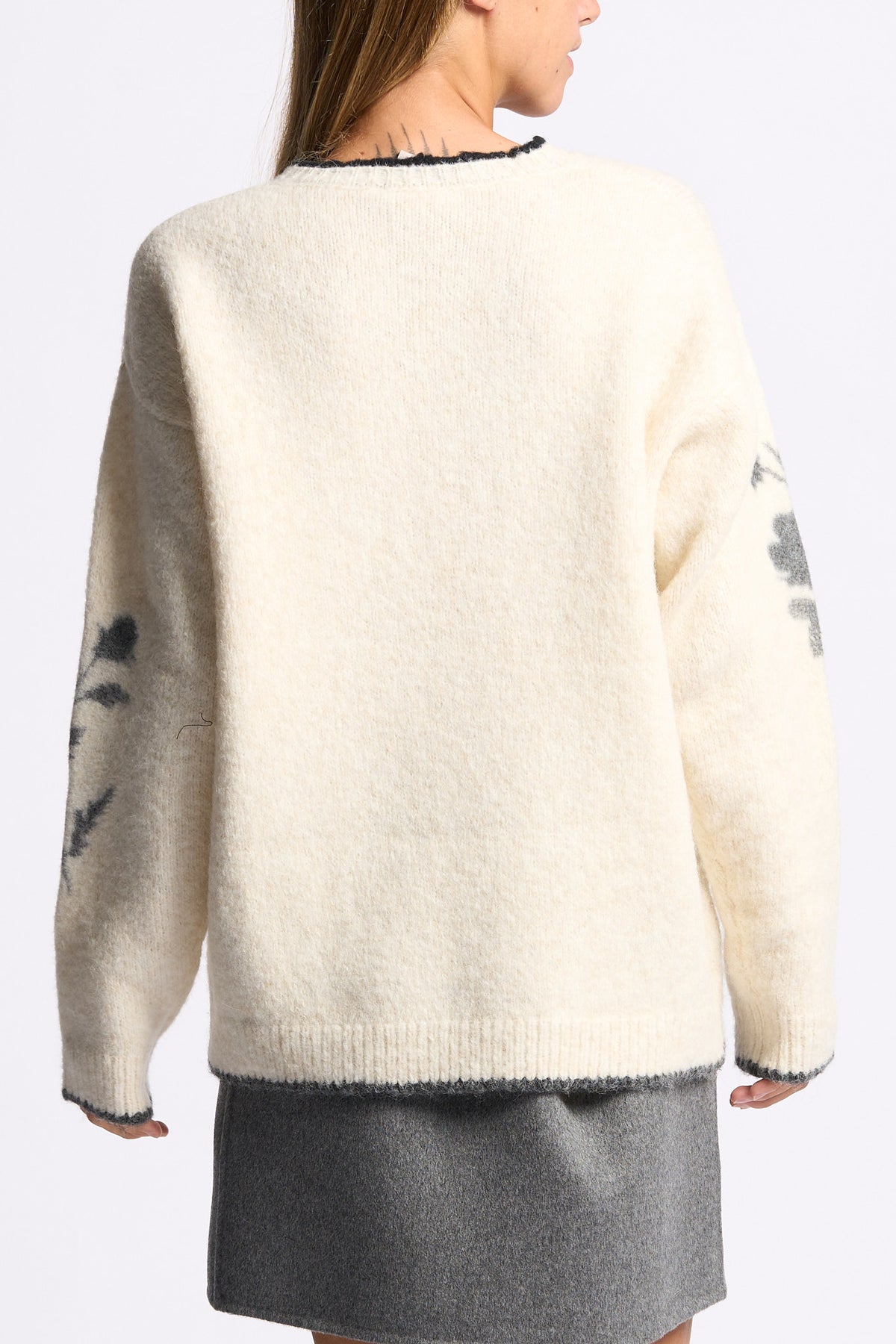 Semicouture Maglia Glenna Burro/grigio Donna-5
