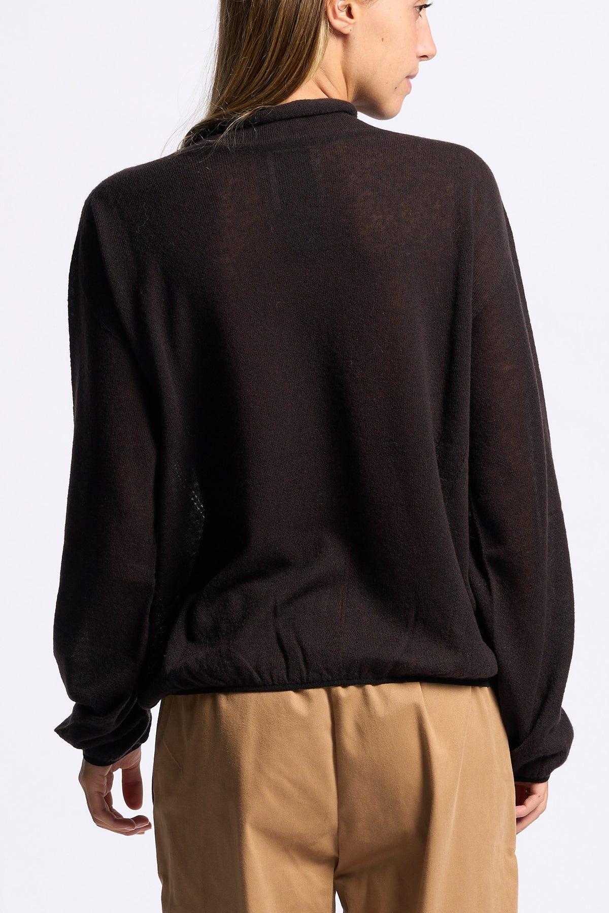 Semicouture Maglia Jacki Testa di moro Donna-5