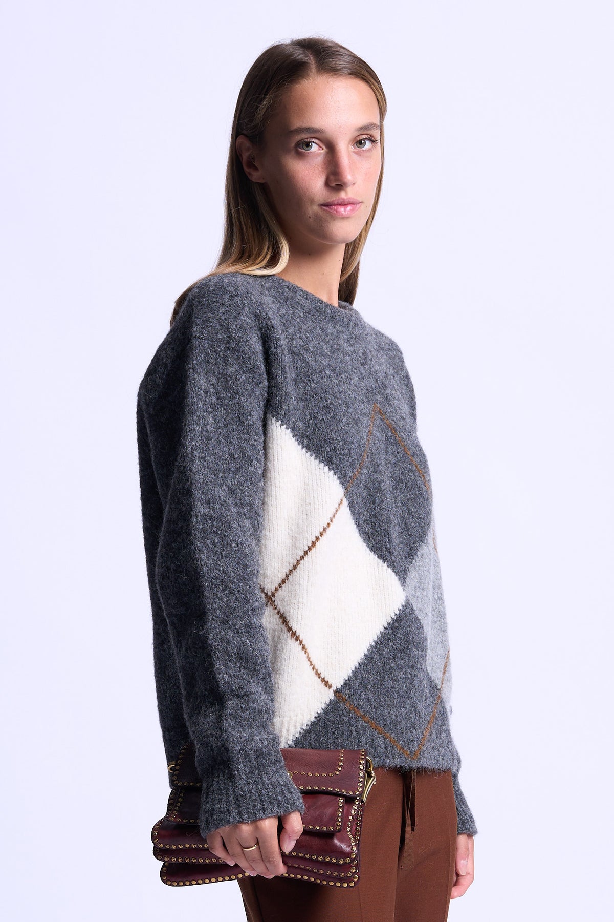 Semicouture Maglia Keira Grigio Donna-3