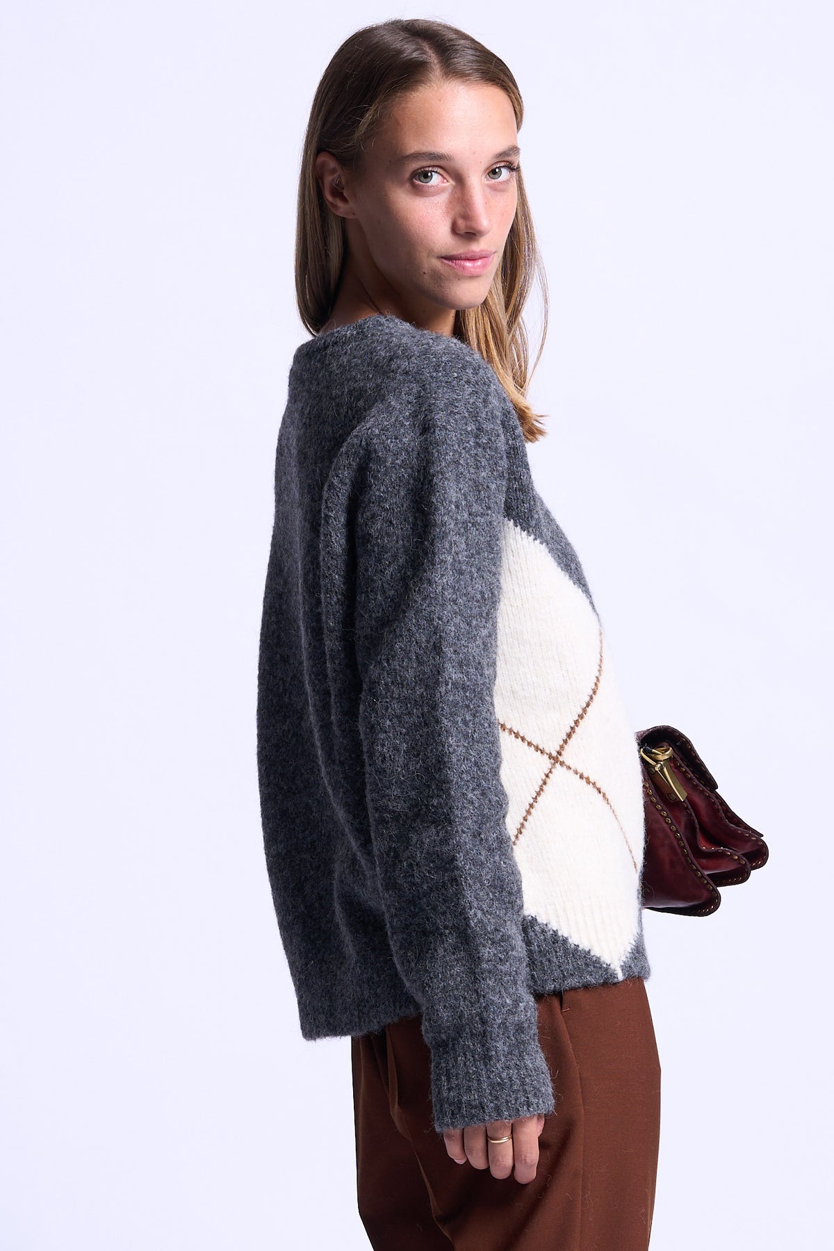 Semicouture Maglia Keira Grigio Donna-6