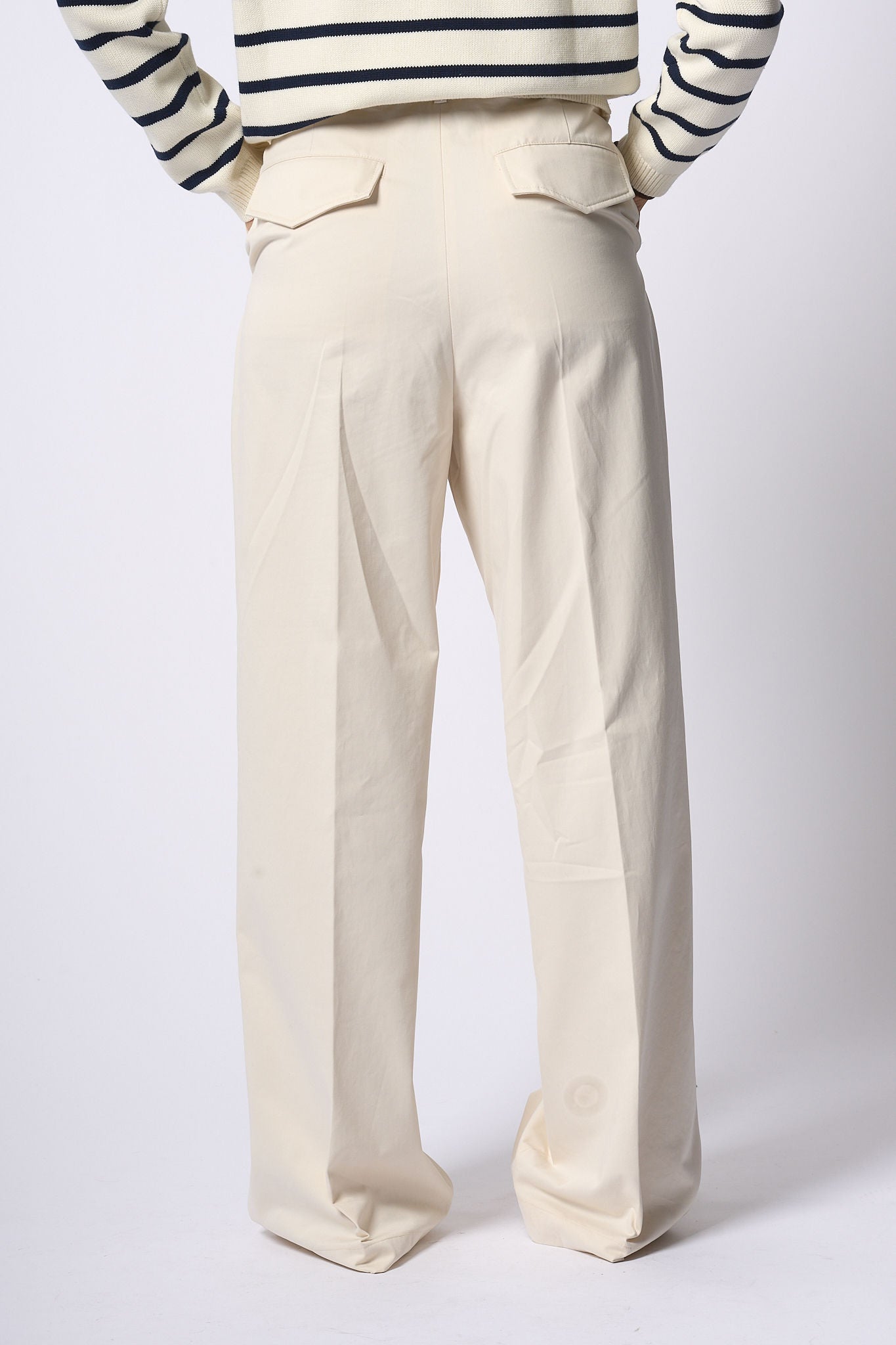 Semicouture Pantalone Alizee Naturale Donna-6