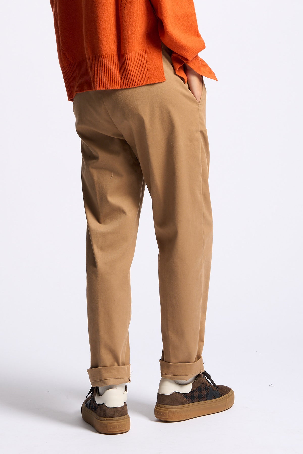 Semicouture Pantalone Buddy Cammello Donna-5