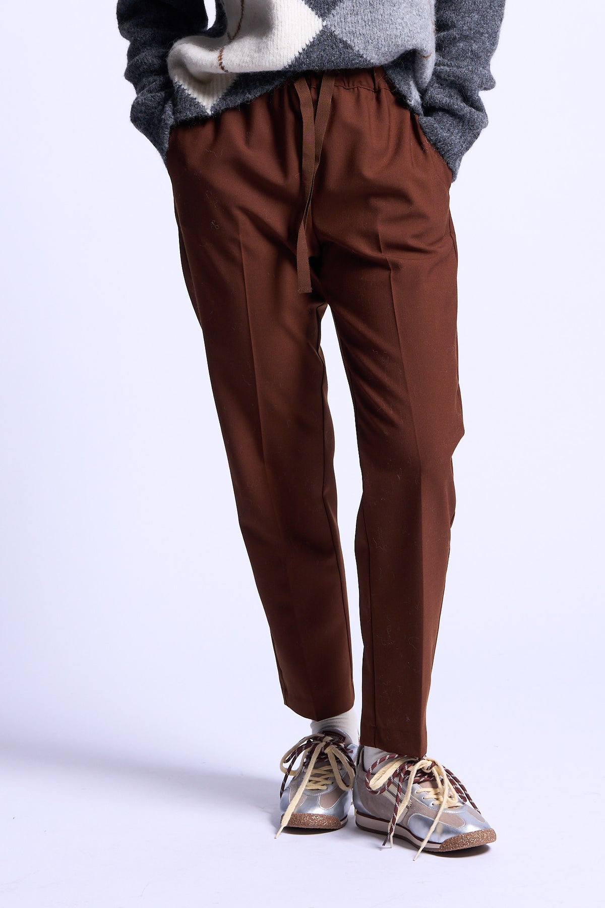 Semicouture Pantalone Buddy Terra Donna-1