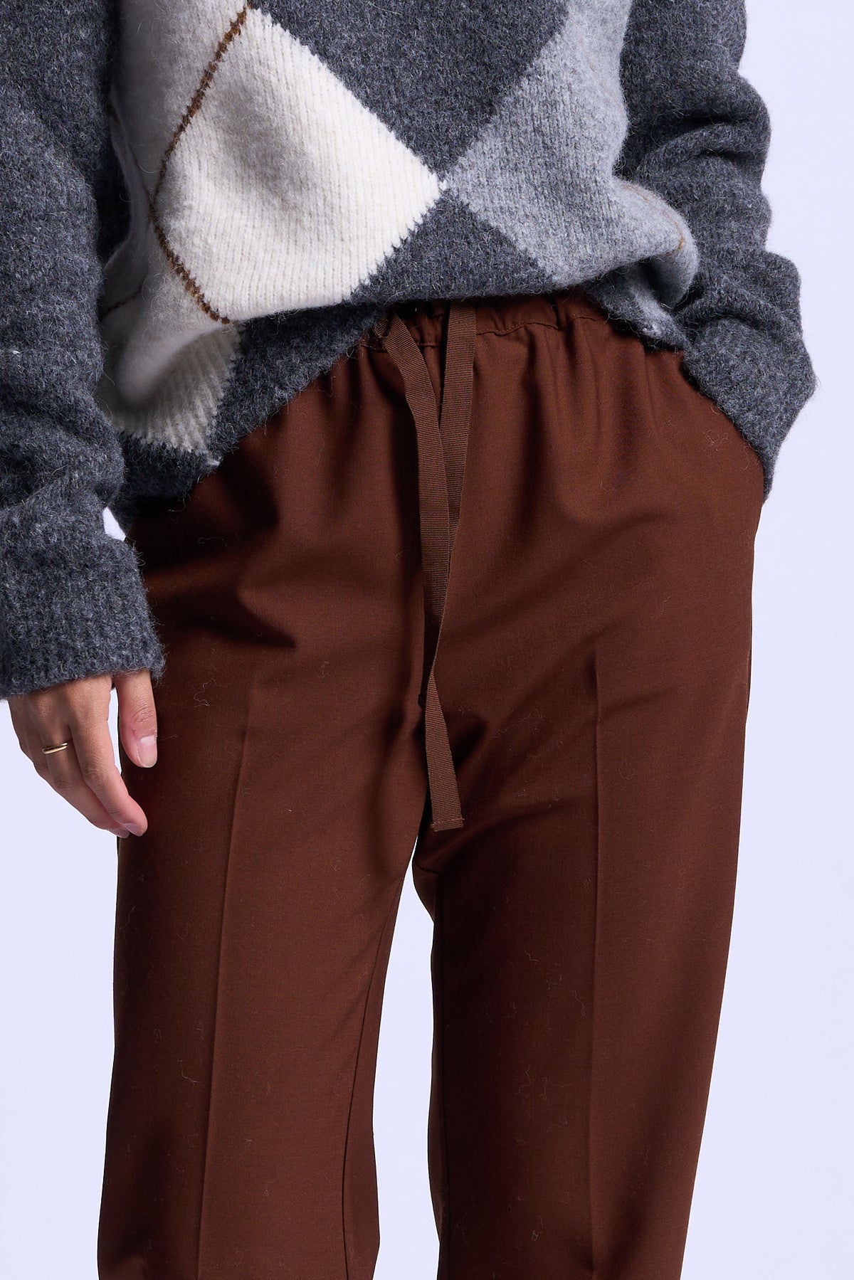 Semicouture Pantalone Buddy Terra Donna-3