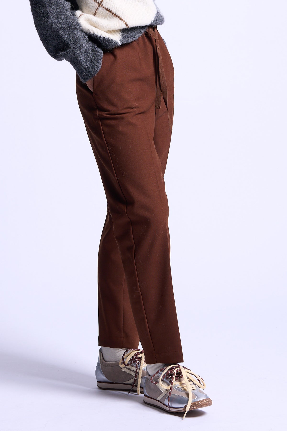 Semicouture Pantalone Buddy Terra Donna-4