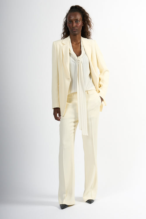 Semicouture Pantalone Daisy Avorio Donna