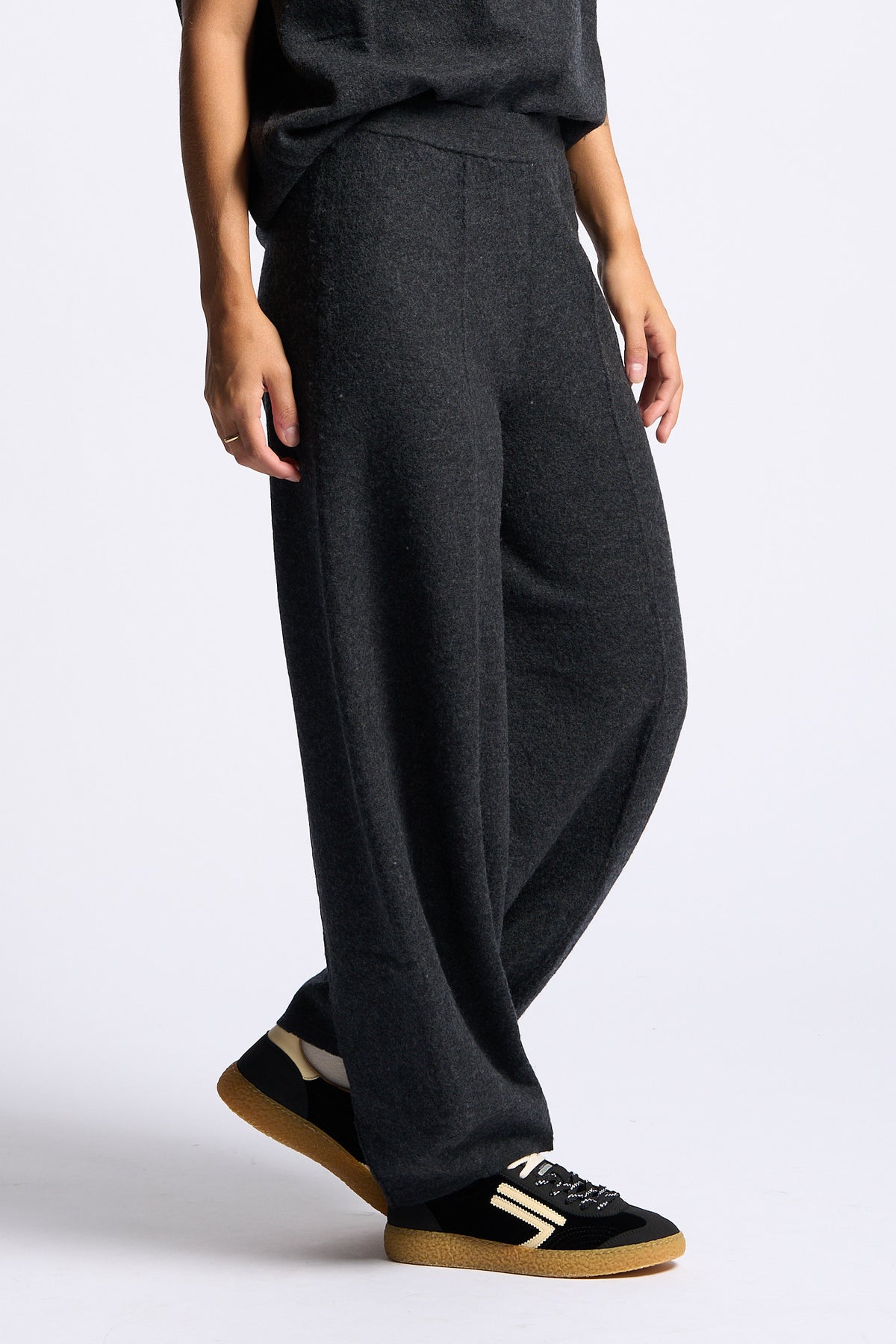 Semicouture Pantalone Estella Grigio melange Donna-1