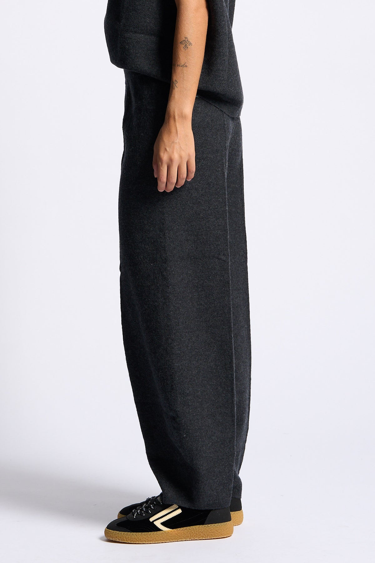 Semicouture Pantalone Estella Grigio melange Donna-4