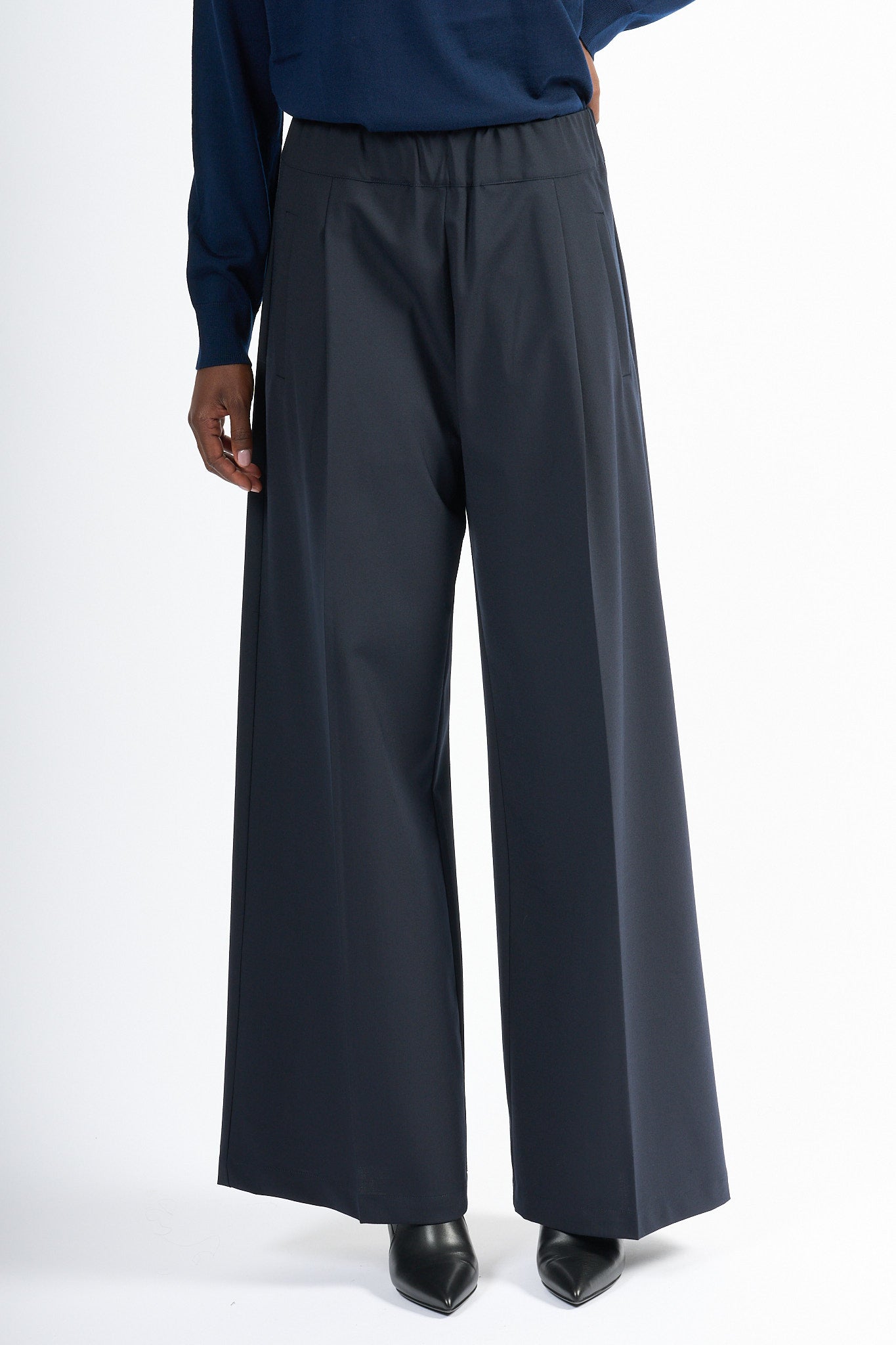 Semicouture Pantalone Jhonny Blu Donna-4