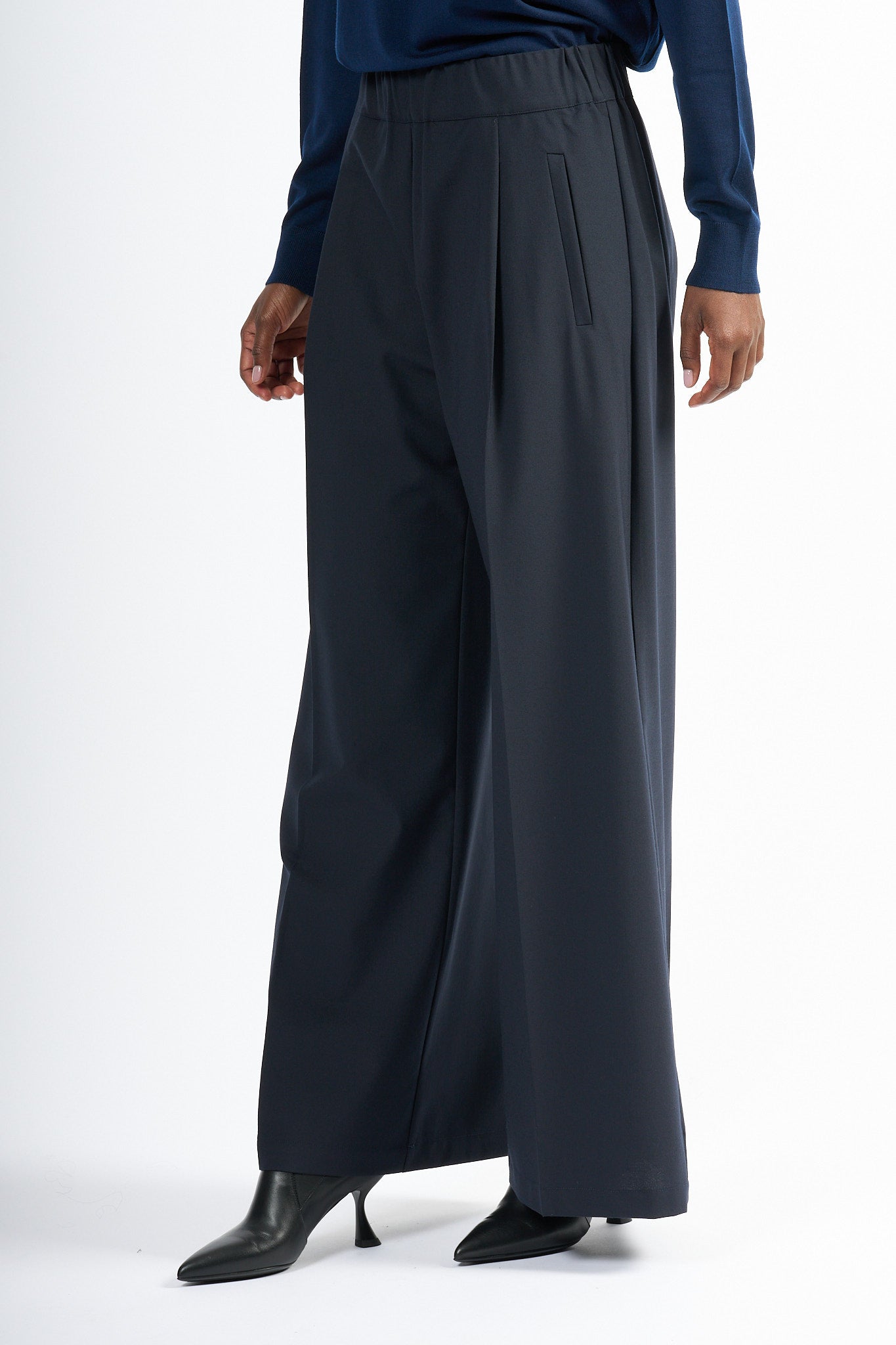 Semicouture Pantalone Jhonny Blu Donna-5
