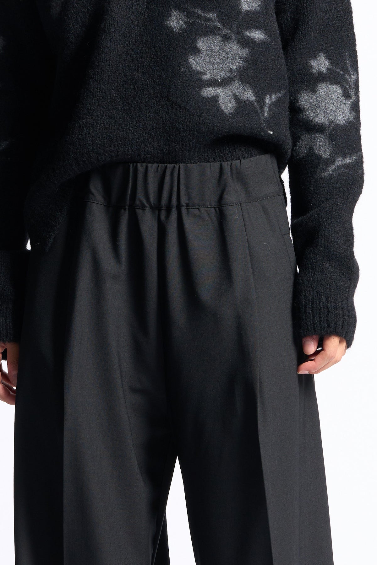 Semicouture Pantalone Jhonny Nero Donna-2