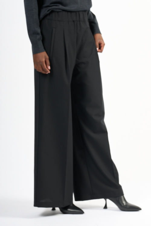 Semicouture Pantalone Jhonny Nero Donna