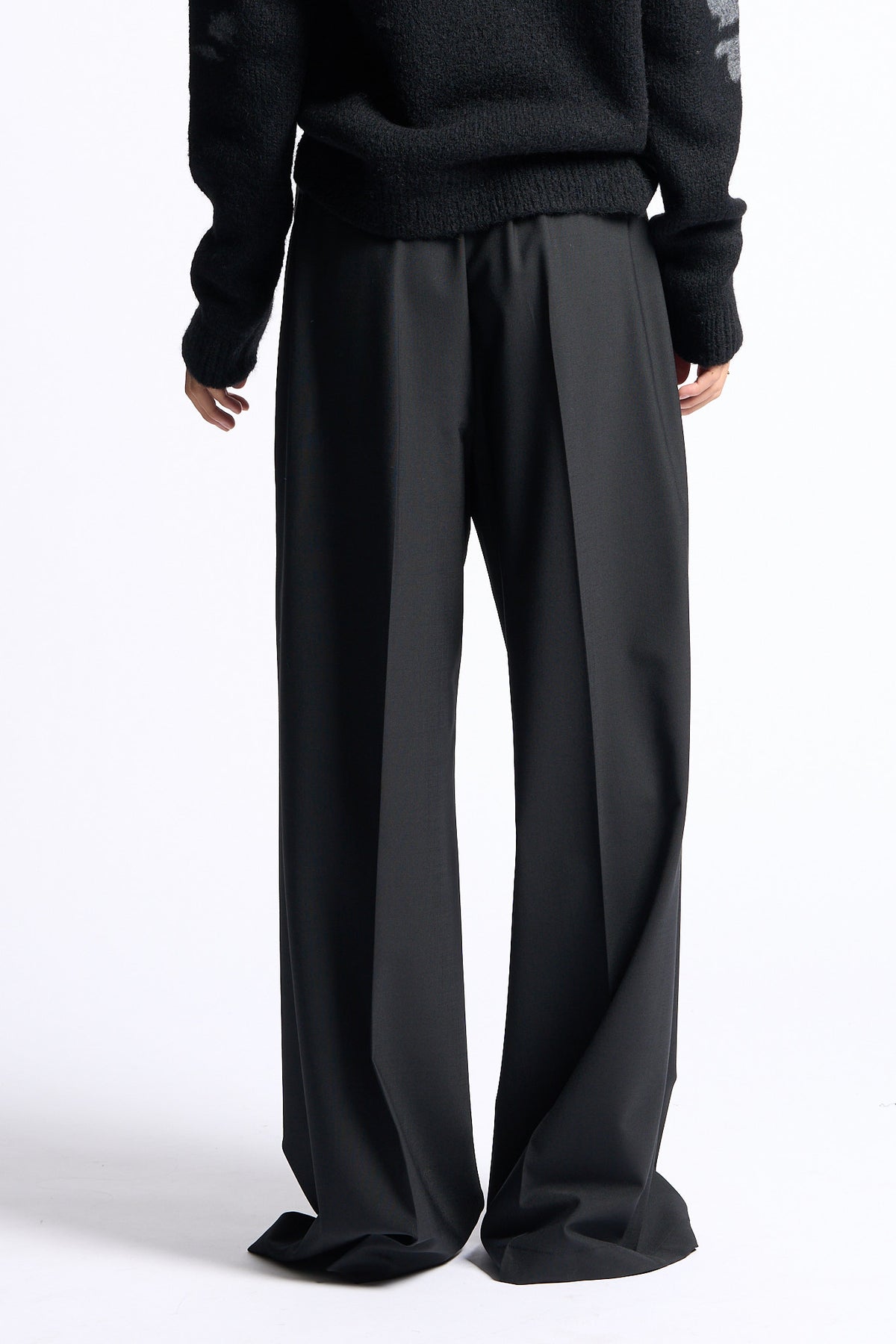 Semicouture Pantalone Jhonny Nero Donna-4