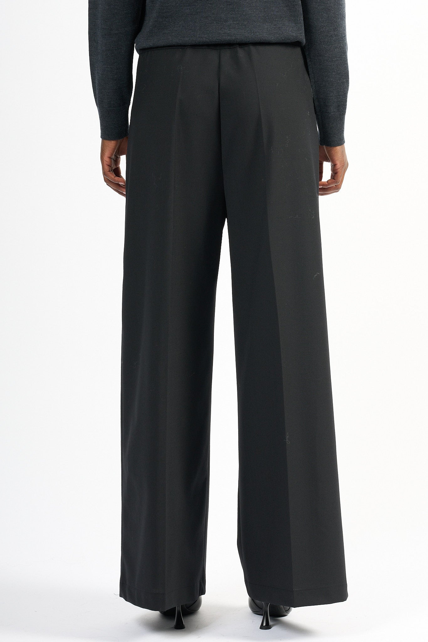 Semicouture Pantalone Jhonny Nero Donna-6