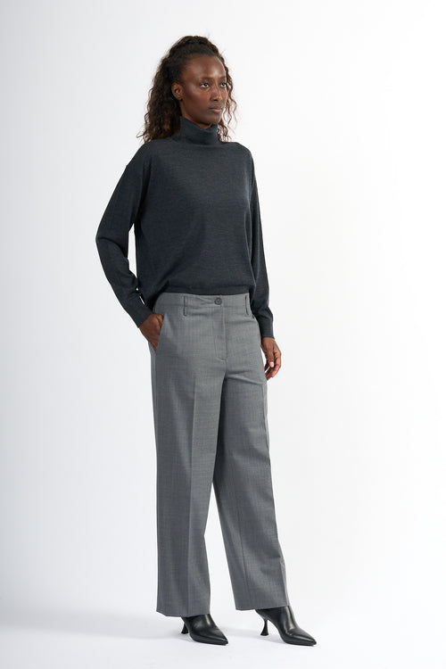 Semicouture Pantalone Shelby Grigio Donna