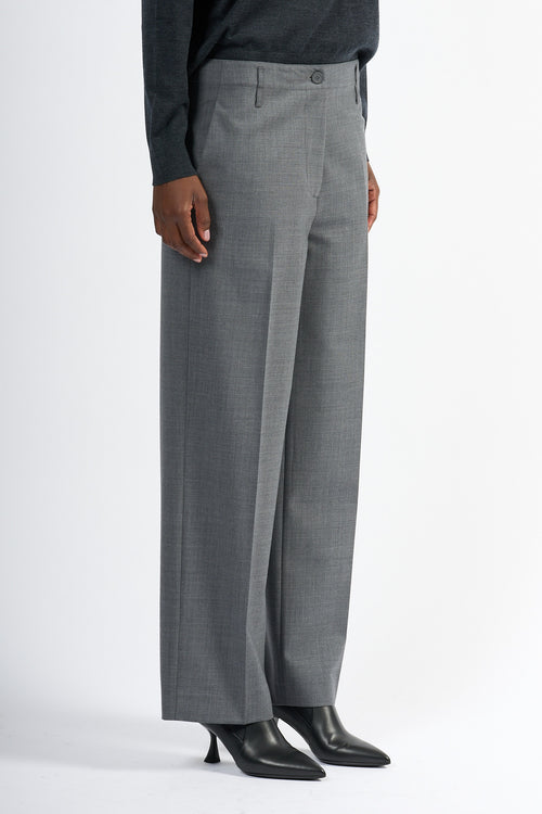Semicouture Pantalone Shelby Grigio Donna-2
