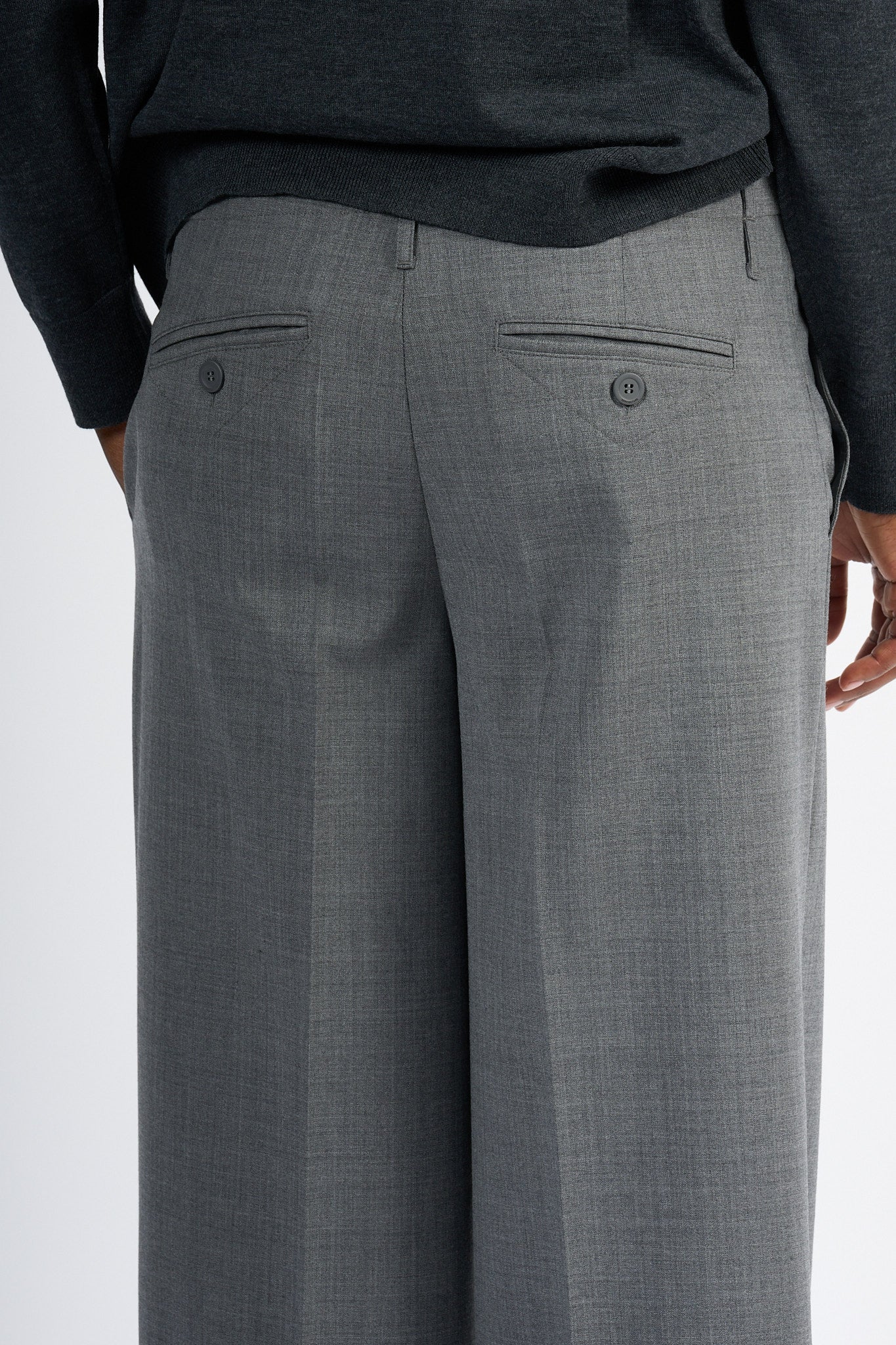 Semicouture Pantalone Shelby Grigio Donna-7