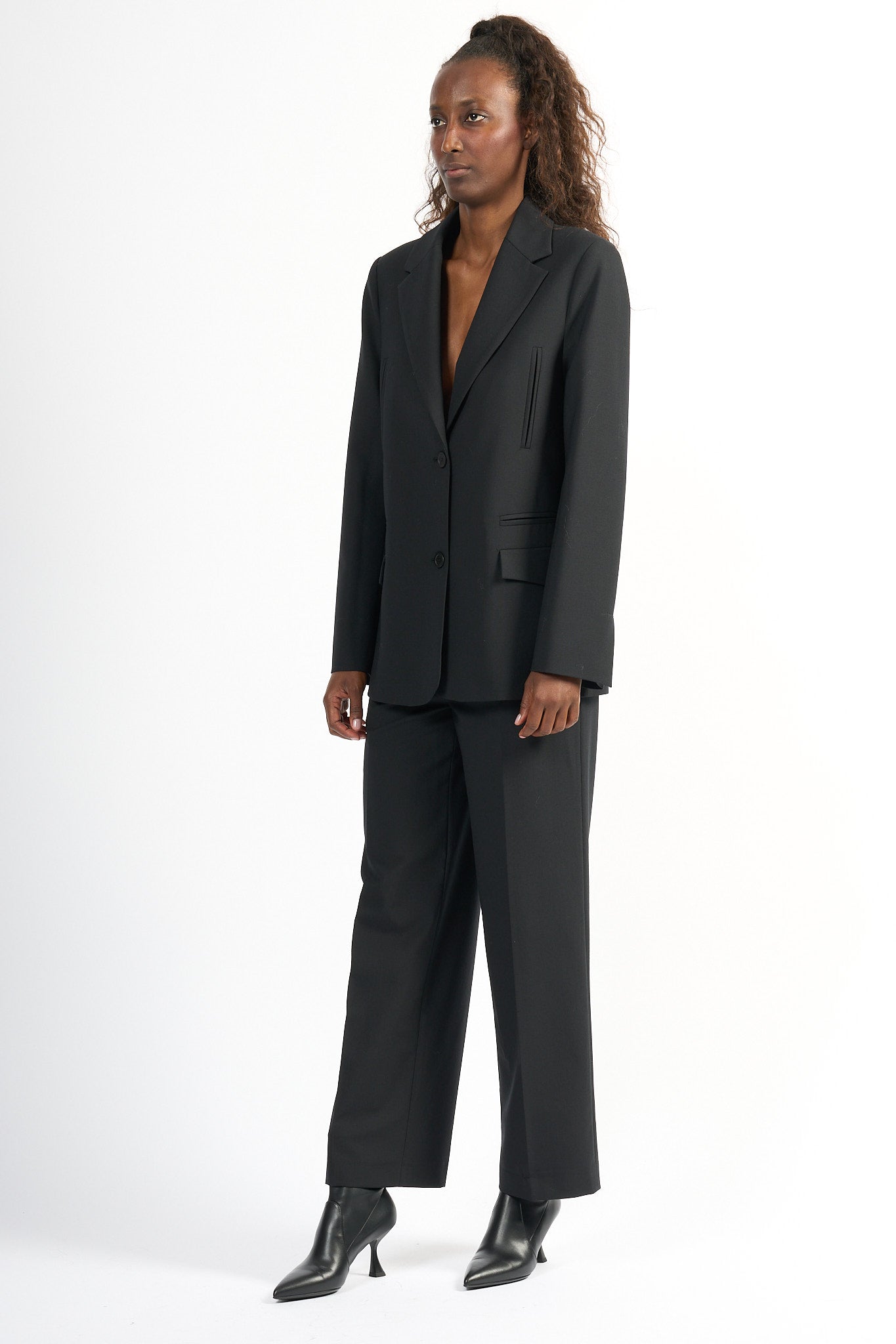 Semicouture Pantalone Shelby Nero Donna-4