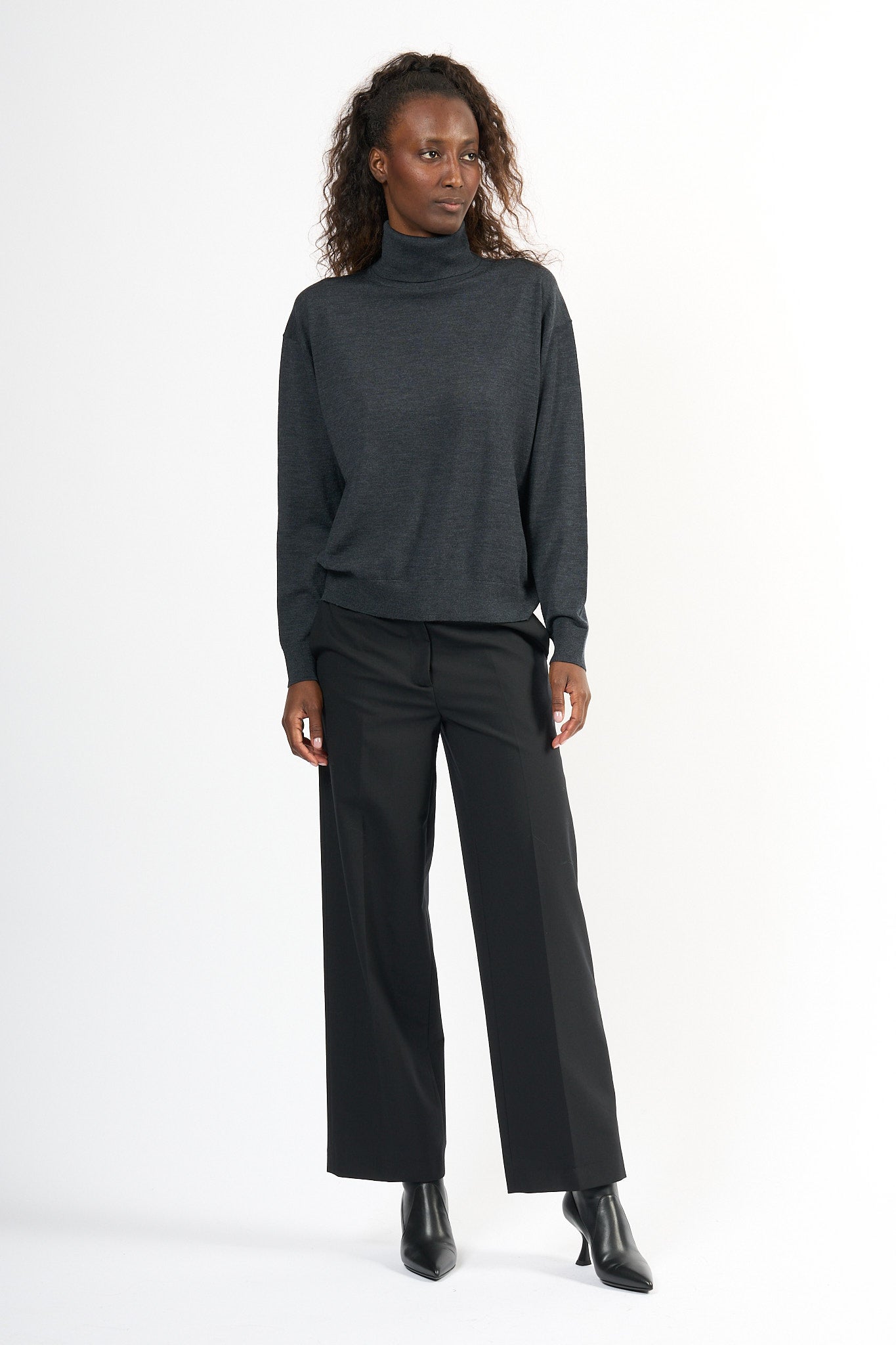 Semicouture Pantalone Shelby Nero Donna-5