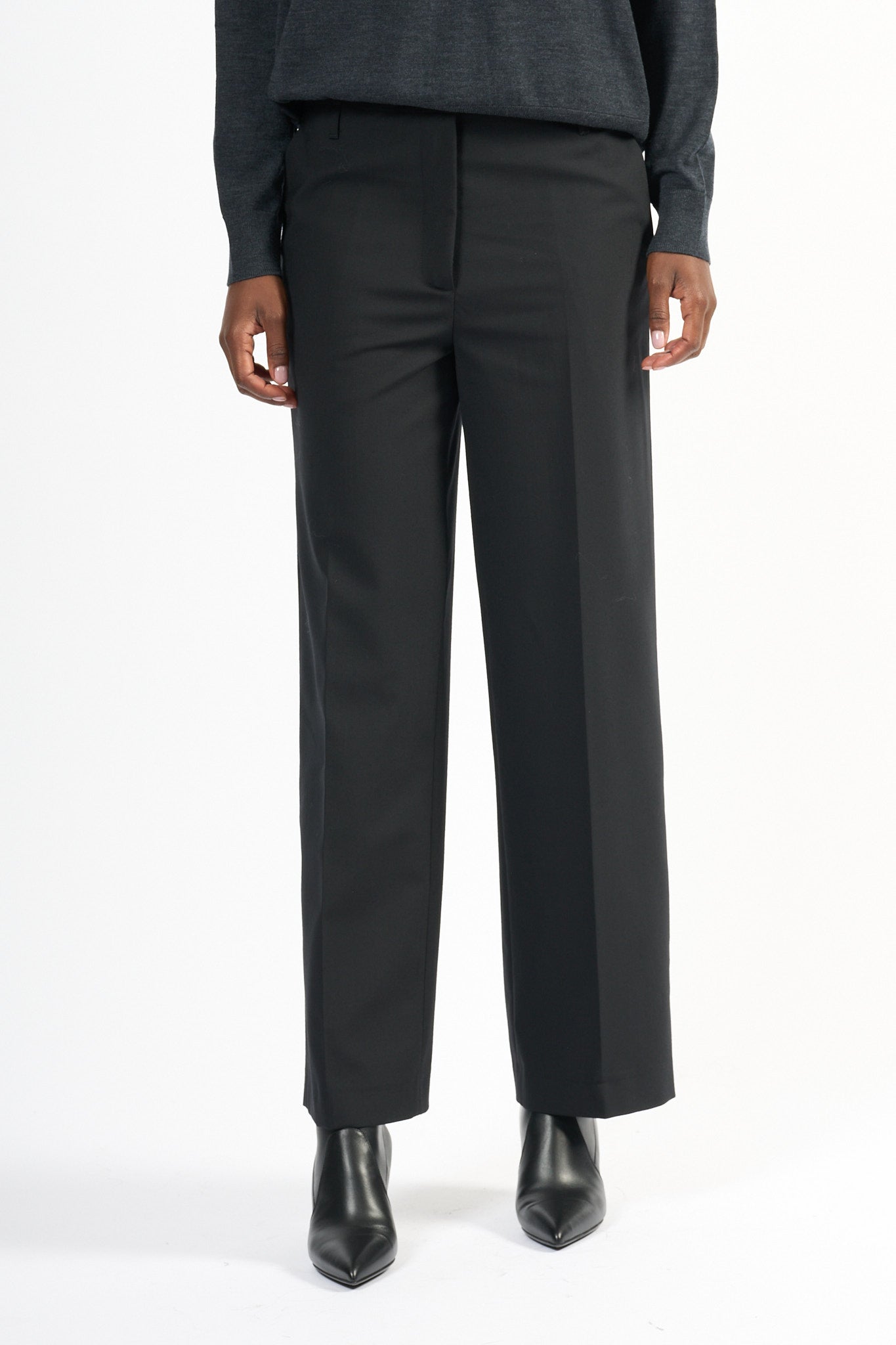 Semicouture Pantalone Shelby Nero Donna-1