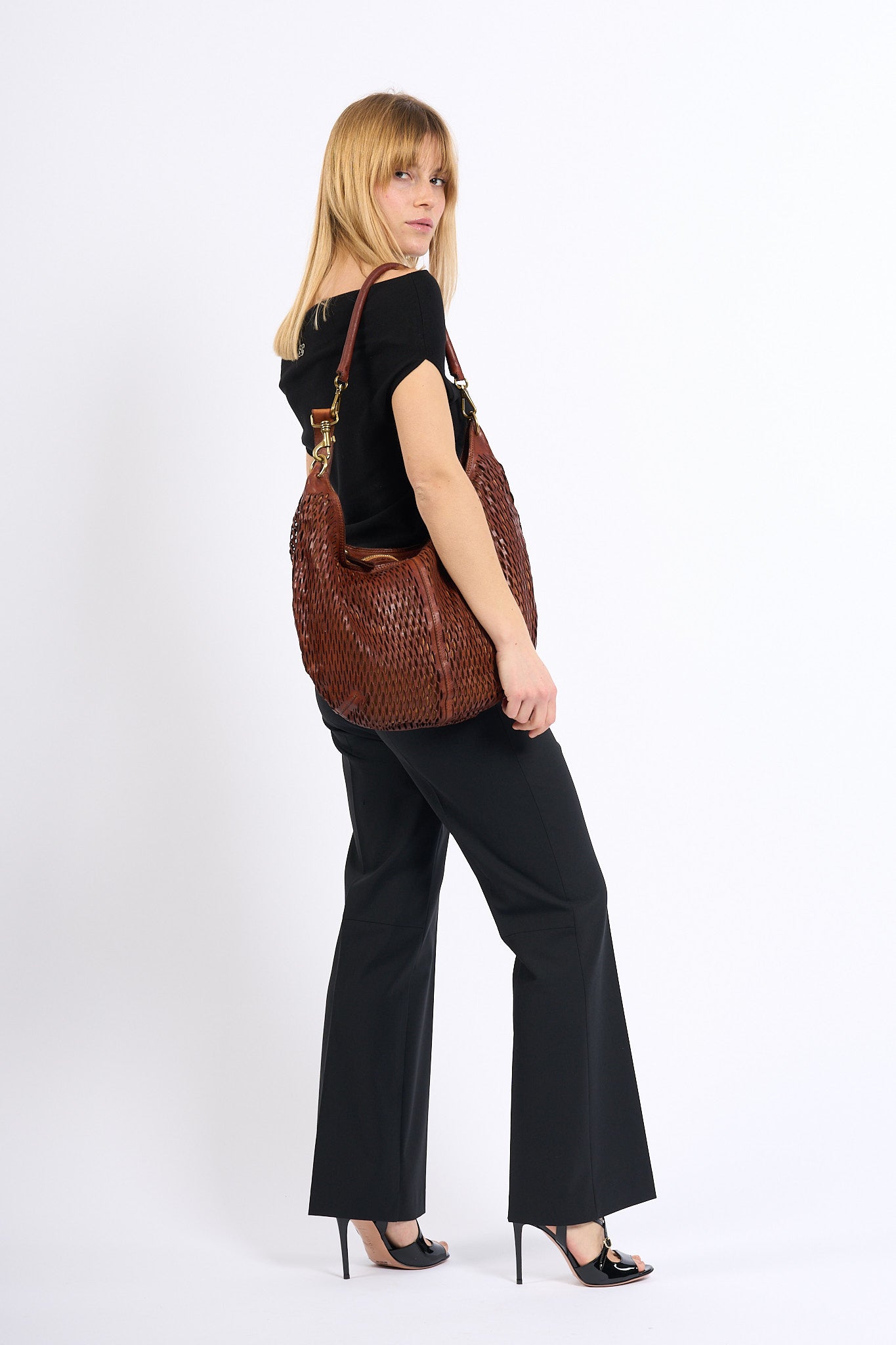 Semicouture Top ANGELS In Maglia Nero Donna-7