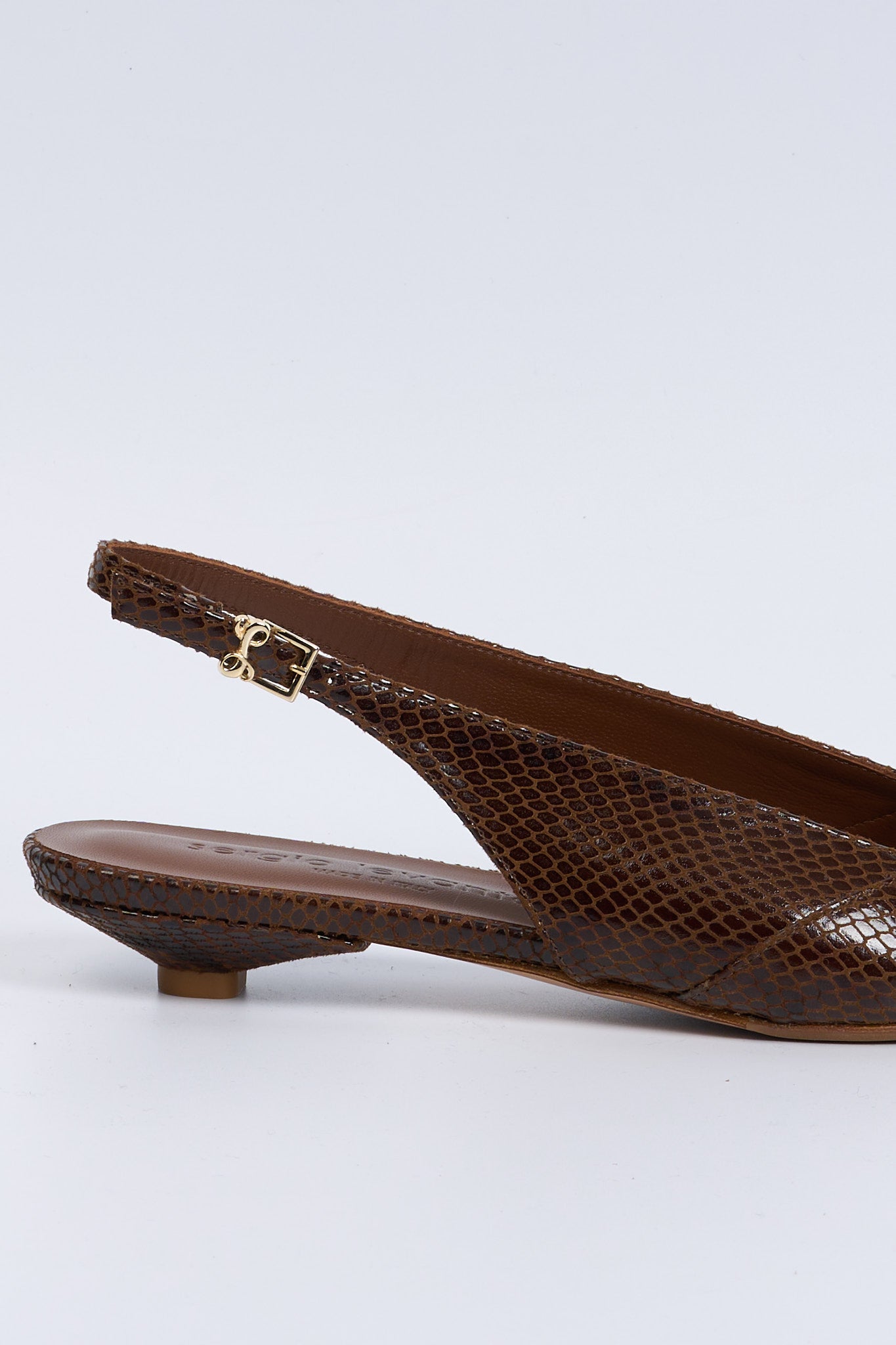 Sergio Levantesi Ballerina Slingback FATIMA6 Marrone Donna-2