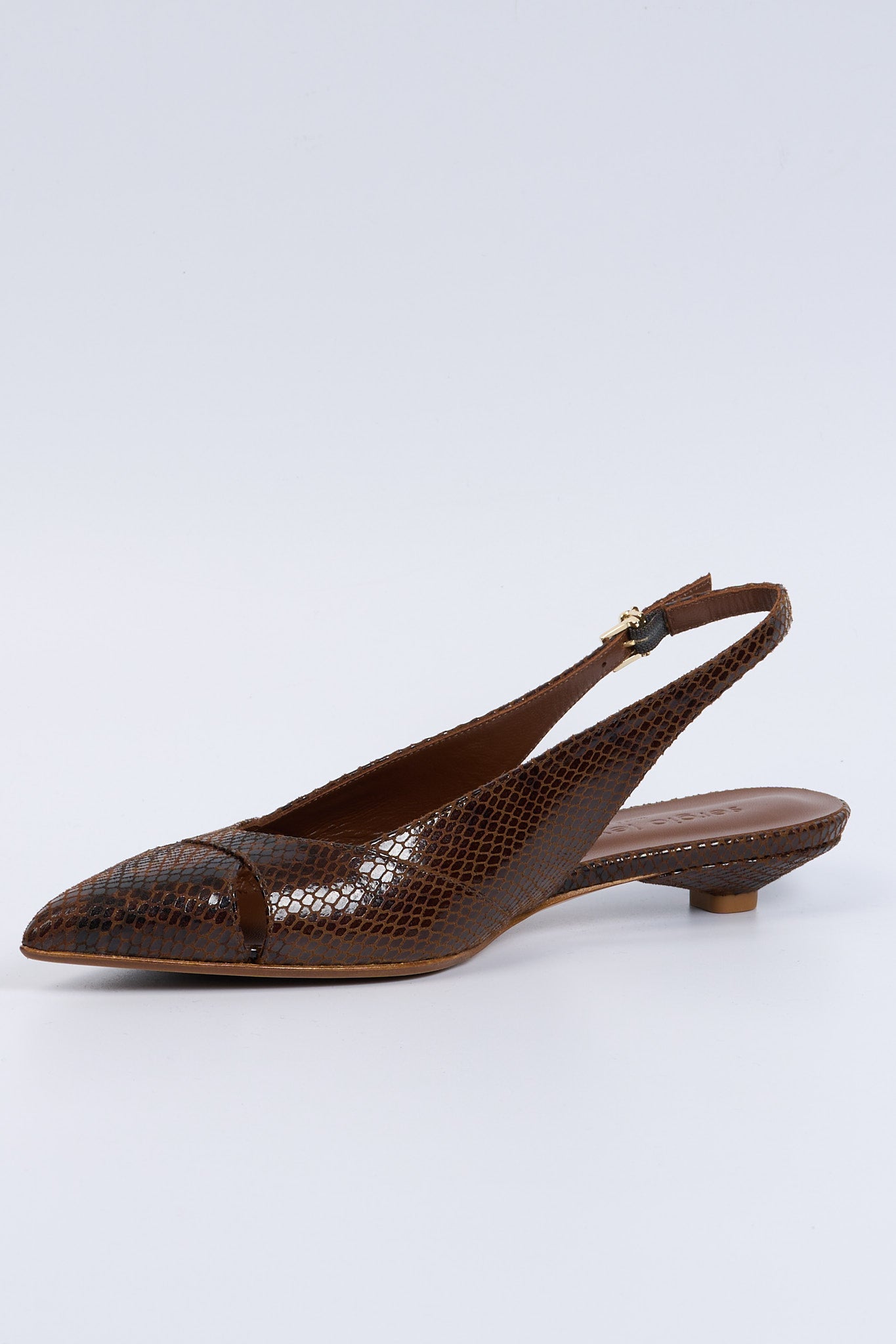 Sergio Levantesi Ballerina Slingback FATIMA6 Marrone Donna-5