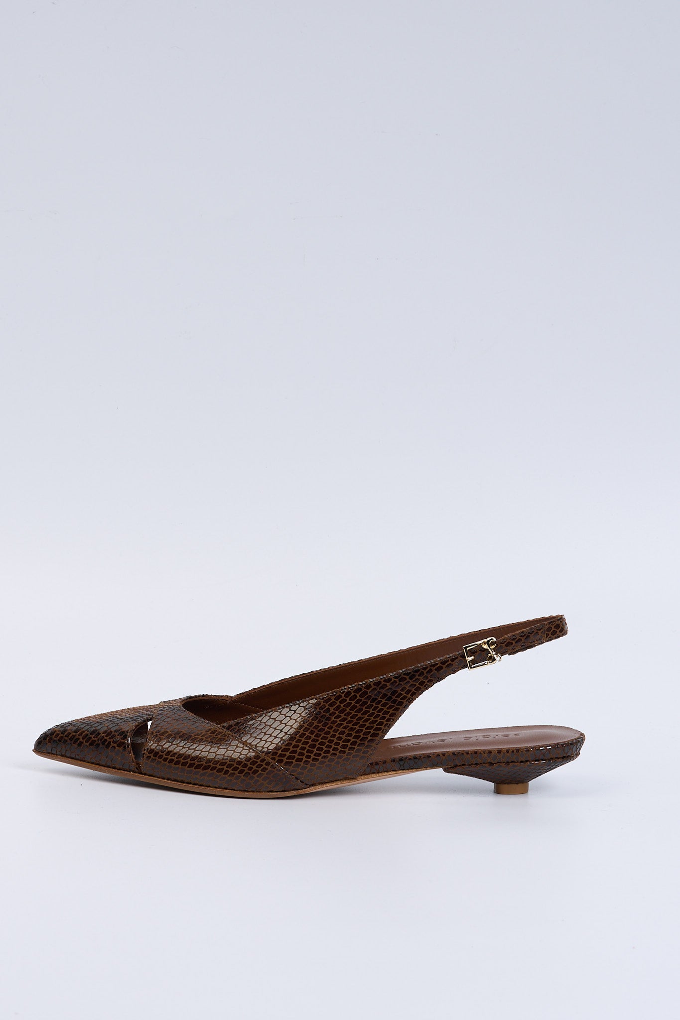 Sergio Levantesi Ballerina Slingback FATIMA6 Marrone Donna-6