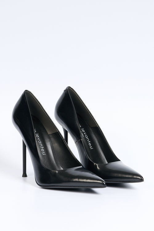 Sergio Levantesi Women's Black Stiletto Heel Pumps-2