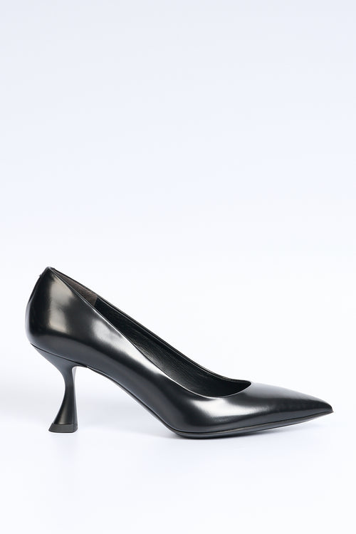 Sergio Levantesi Women's Black Spool Heel Pumps