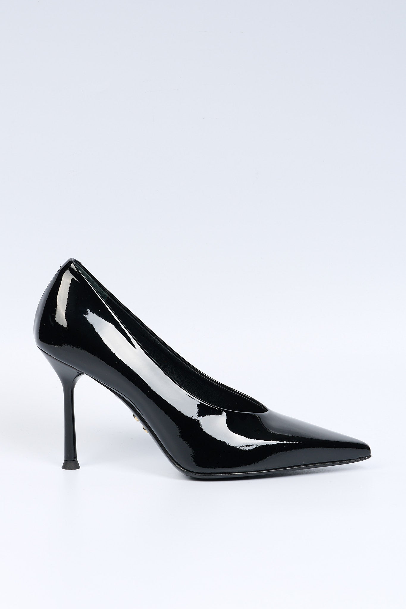 Sergio Levantesi Decolletè in Vernice Tacco 90 Nero Donna-1