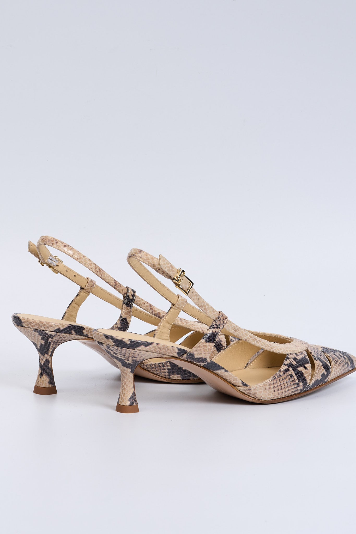 Sergio Levantesi Slingback EDDA2 Pitonata Donna-4