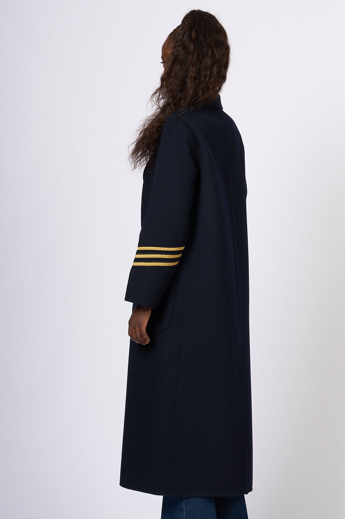 Since're Paris Military Coat Blue Women-5