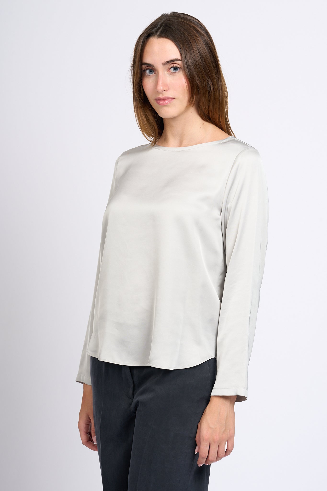 Slowear Blusa Viscosa Perla Donna-2