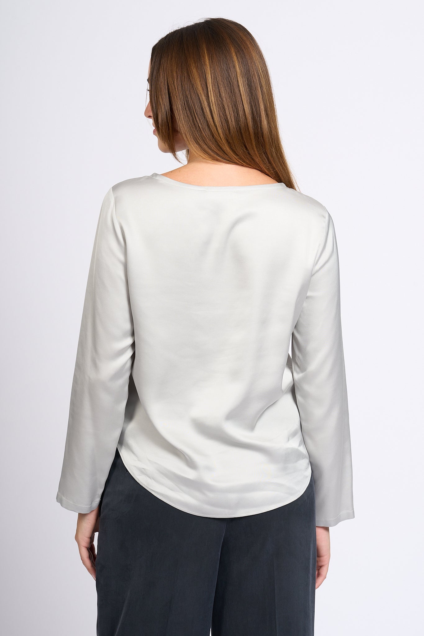 Slowear Blusa Viscosa Perla Donna-4