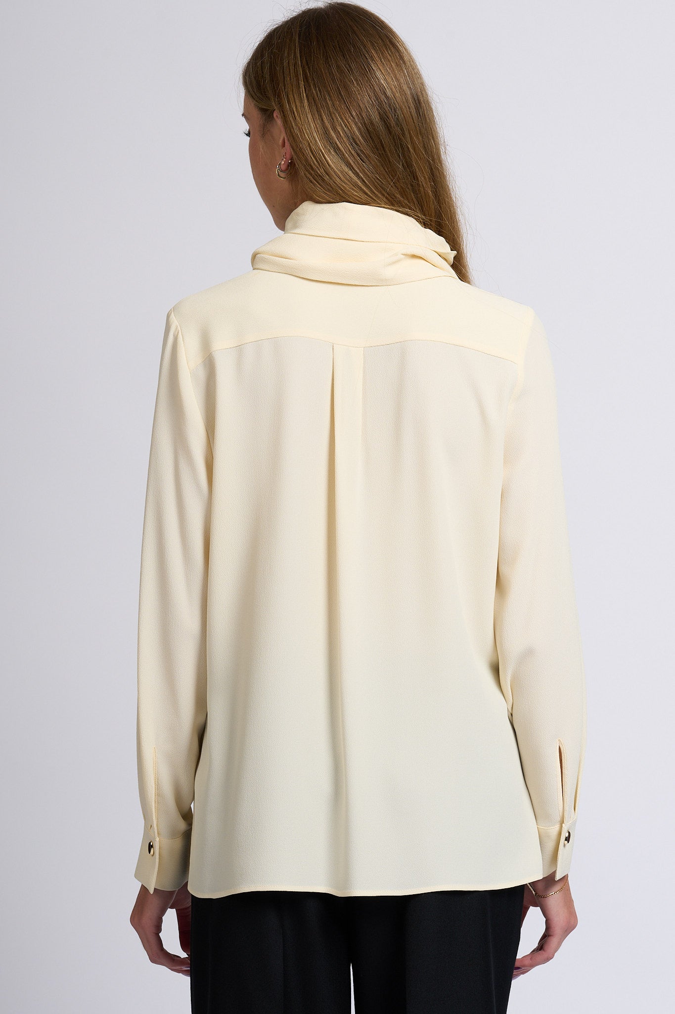 Slowear Camicia Angel Sciarpina Latte Donna-8