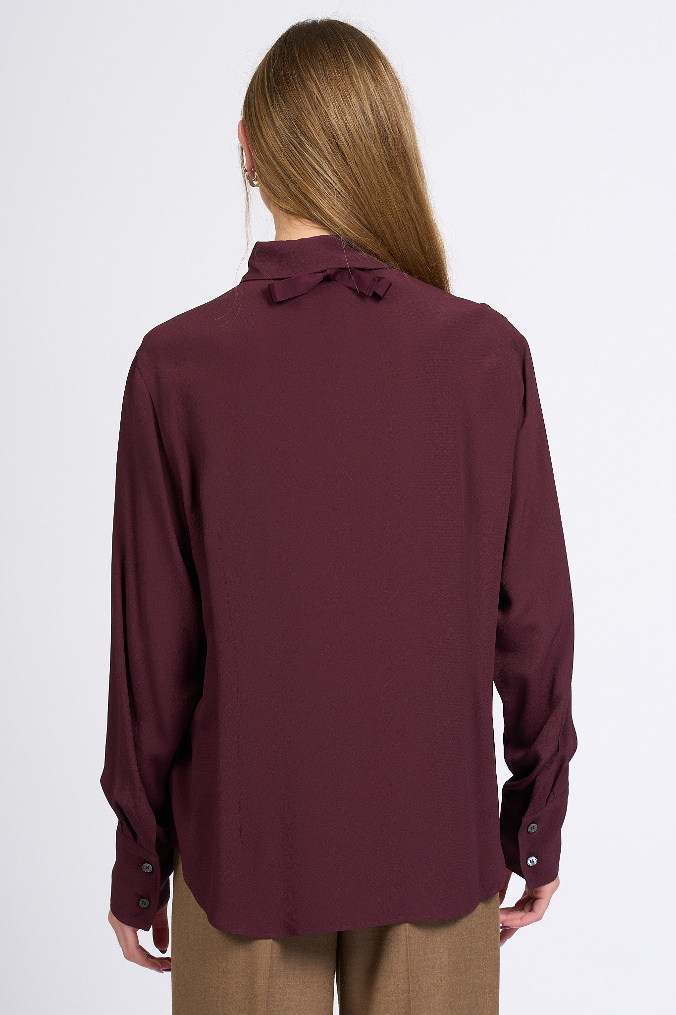 Slowear Camicia Olivia Bordeaux Donna-6