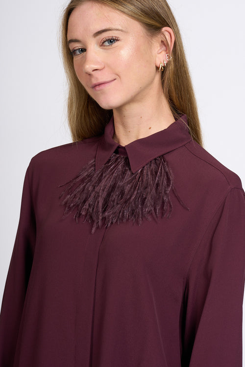 Slowear Camicia Olivia Bordeaux Donna