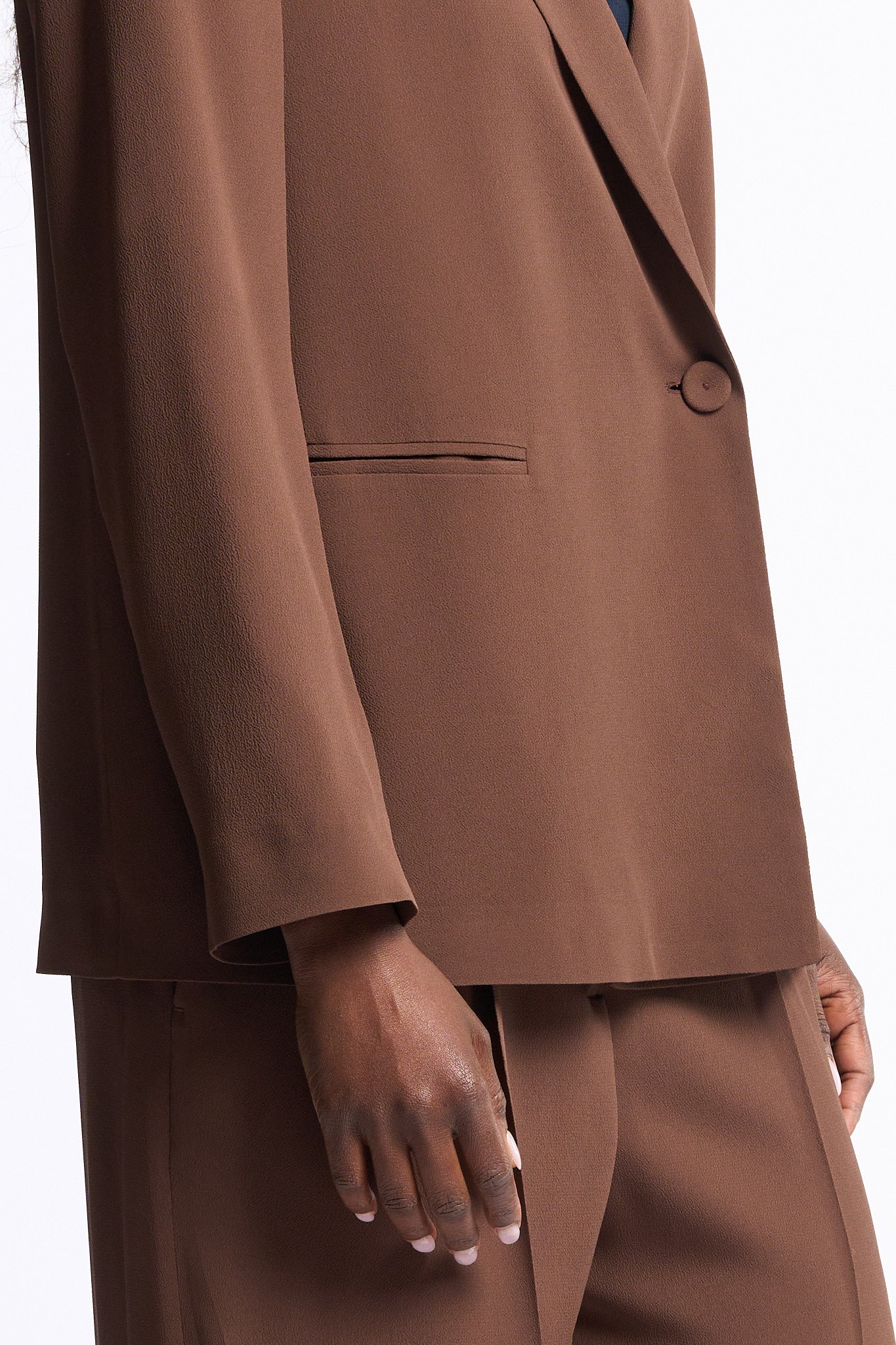 Slowear Giacca in Crepe Havana Donna-4