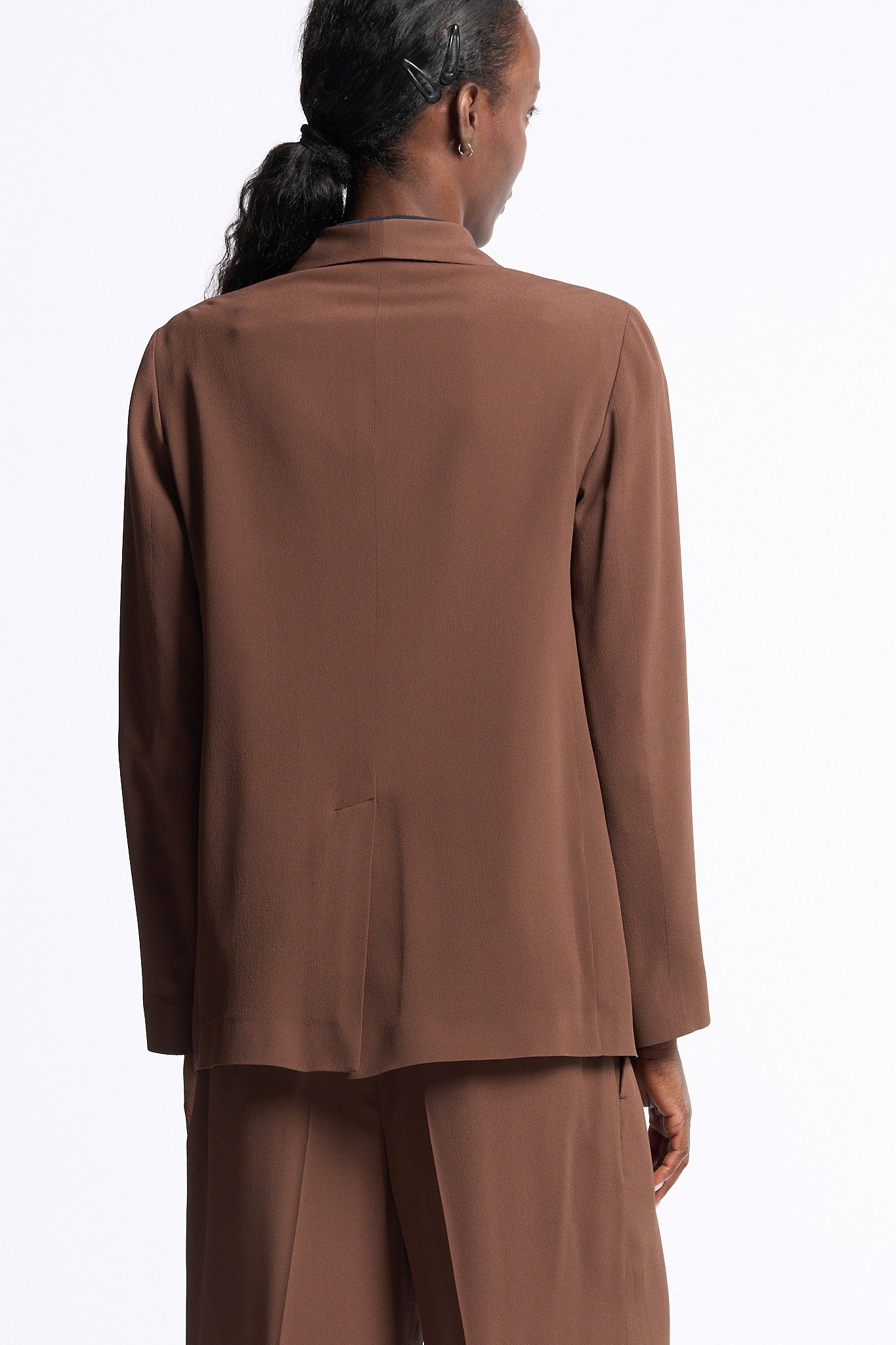 Slowear Giacca in Crepe Havana Donna-6