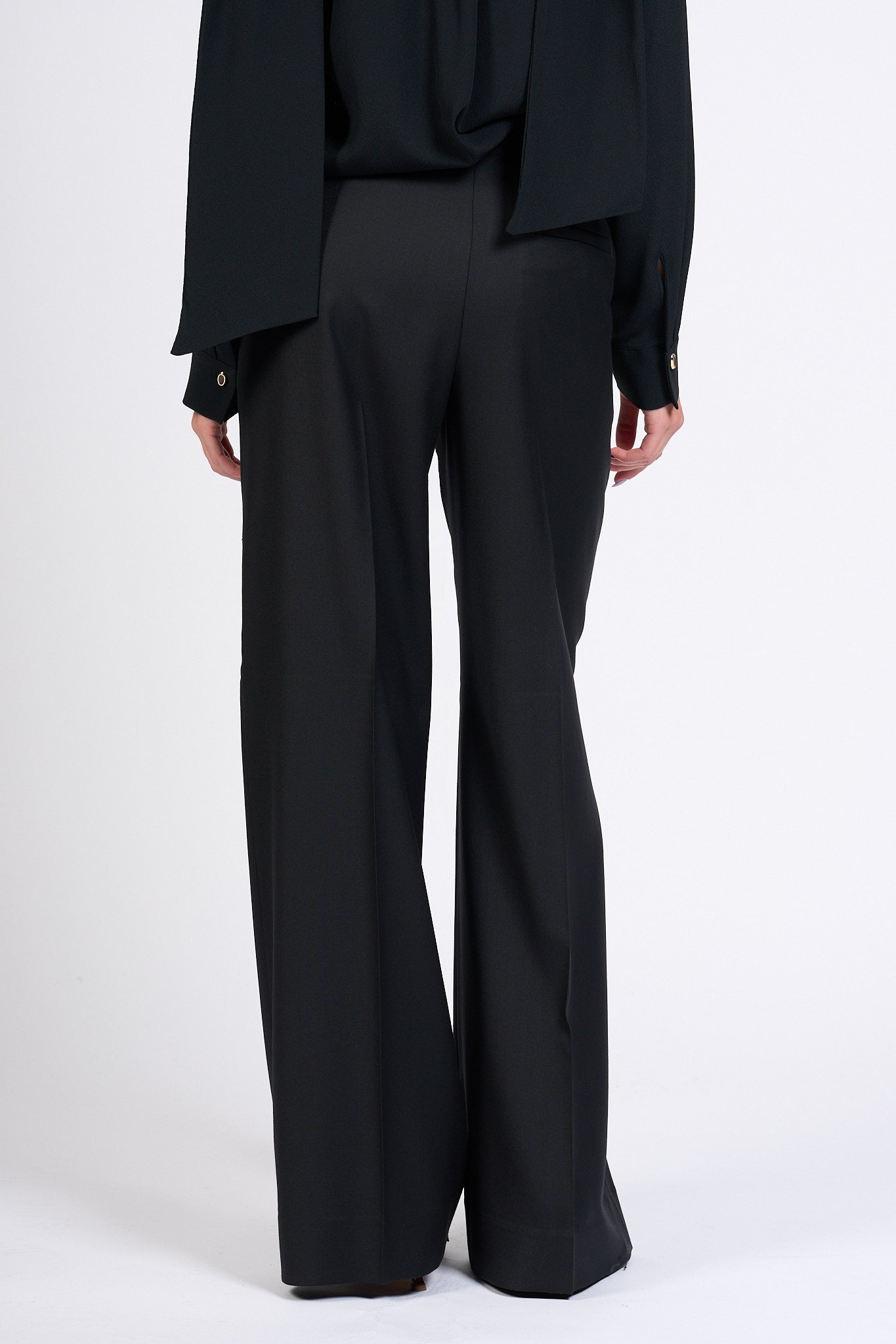 Slowear Pantalone Daisy Fiocco Nero Donna-5