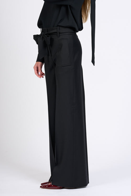 Slowear Pantalone Daisy Fiocco Nero Donna
