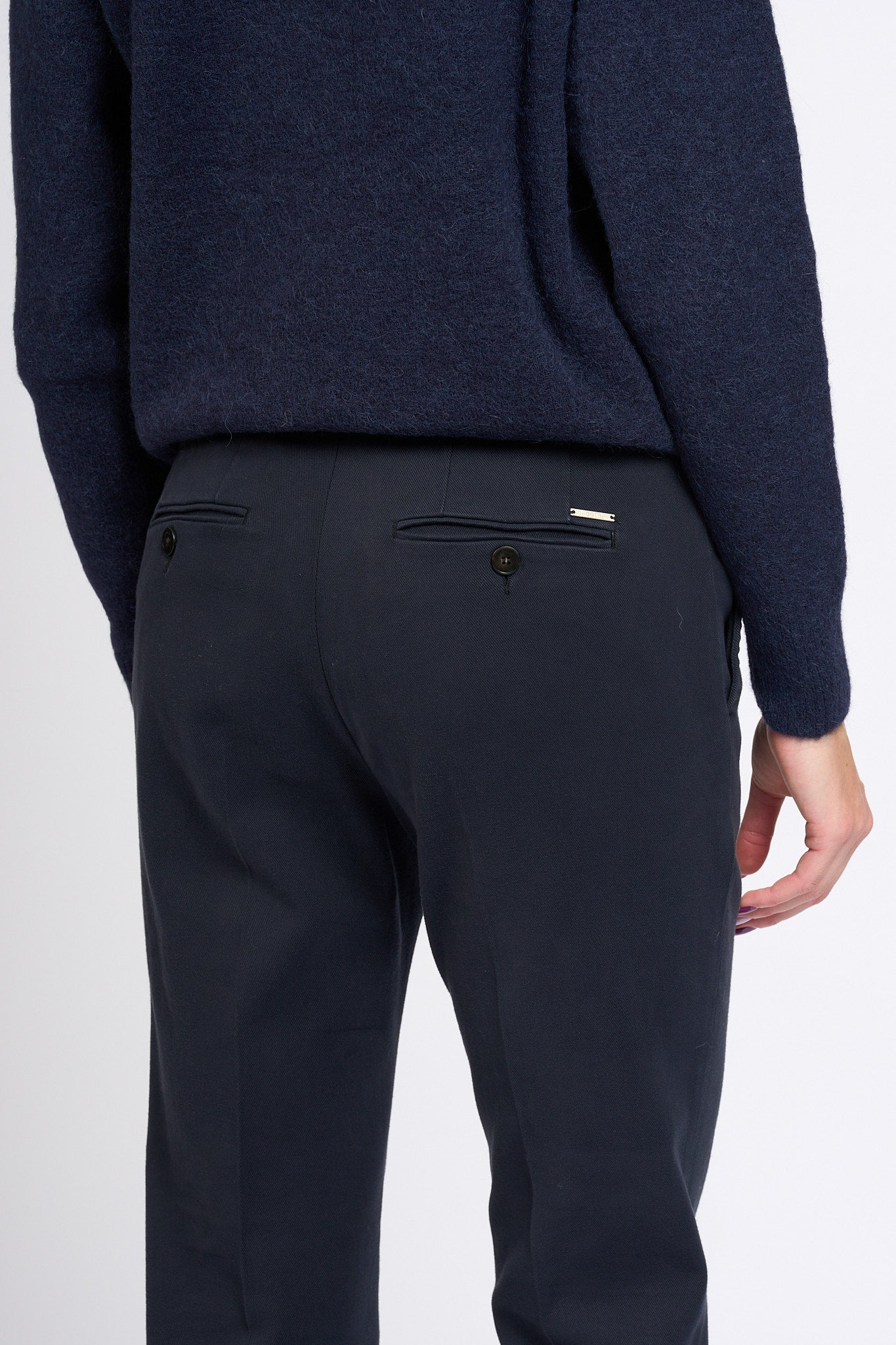 Slowear Pantalone Leyre Regular Blu Donna-3