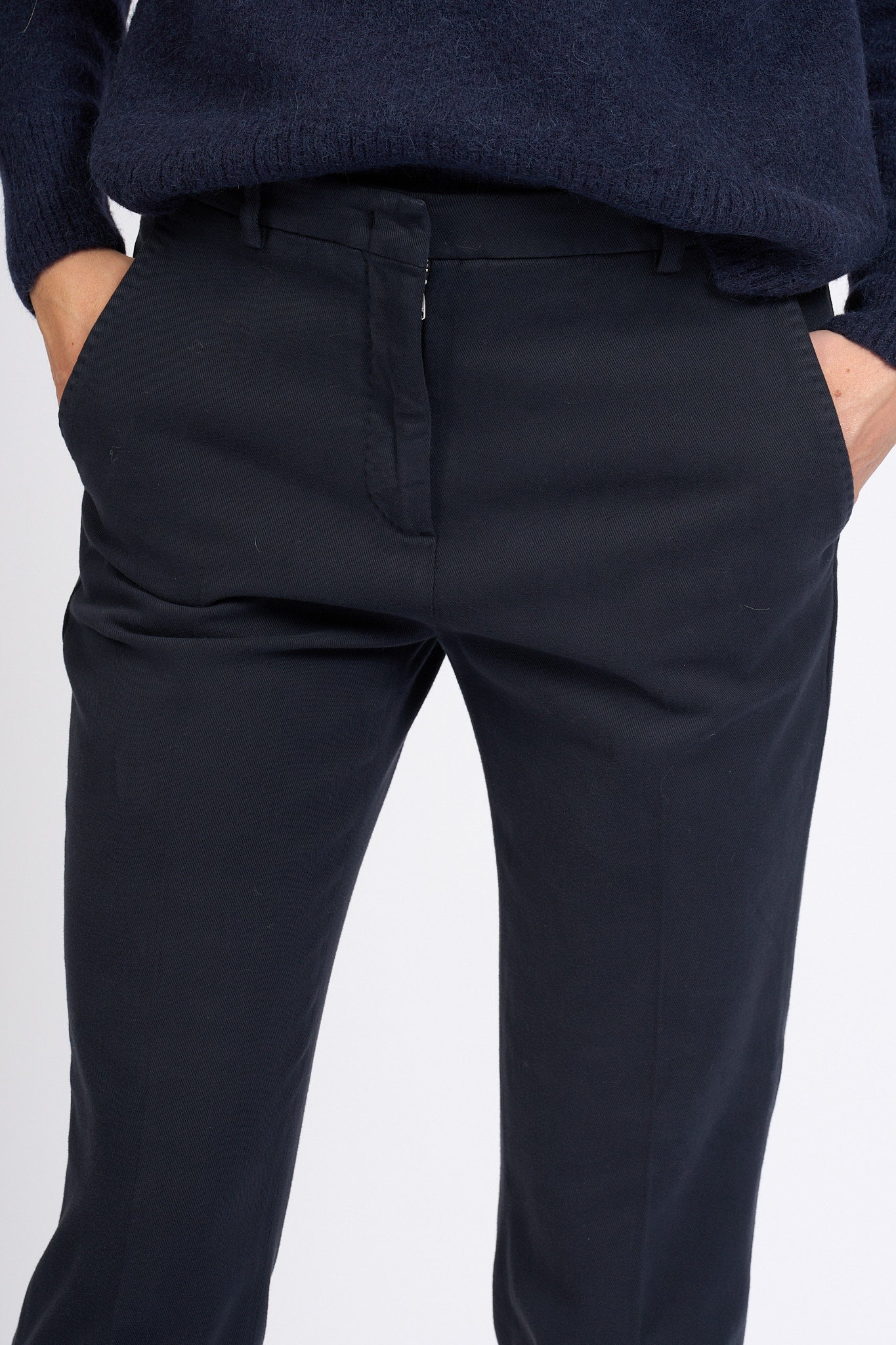 Slowear Pantalone Leyre Regular Blu Donna-8