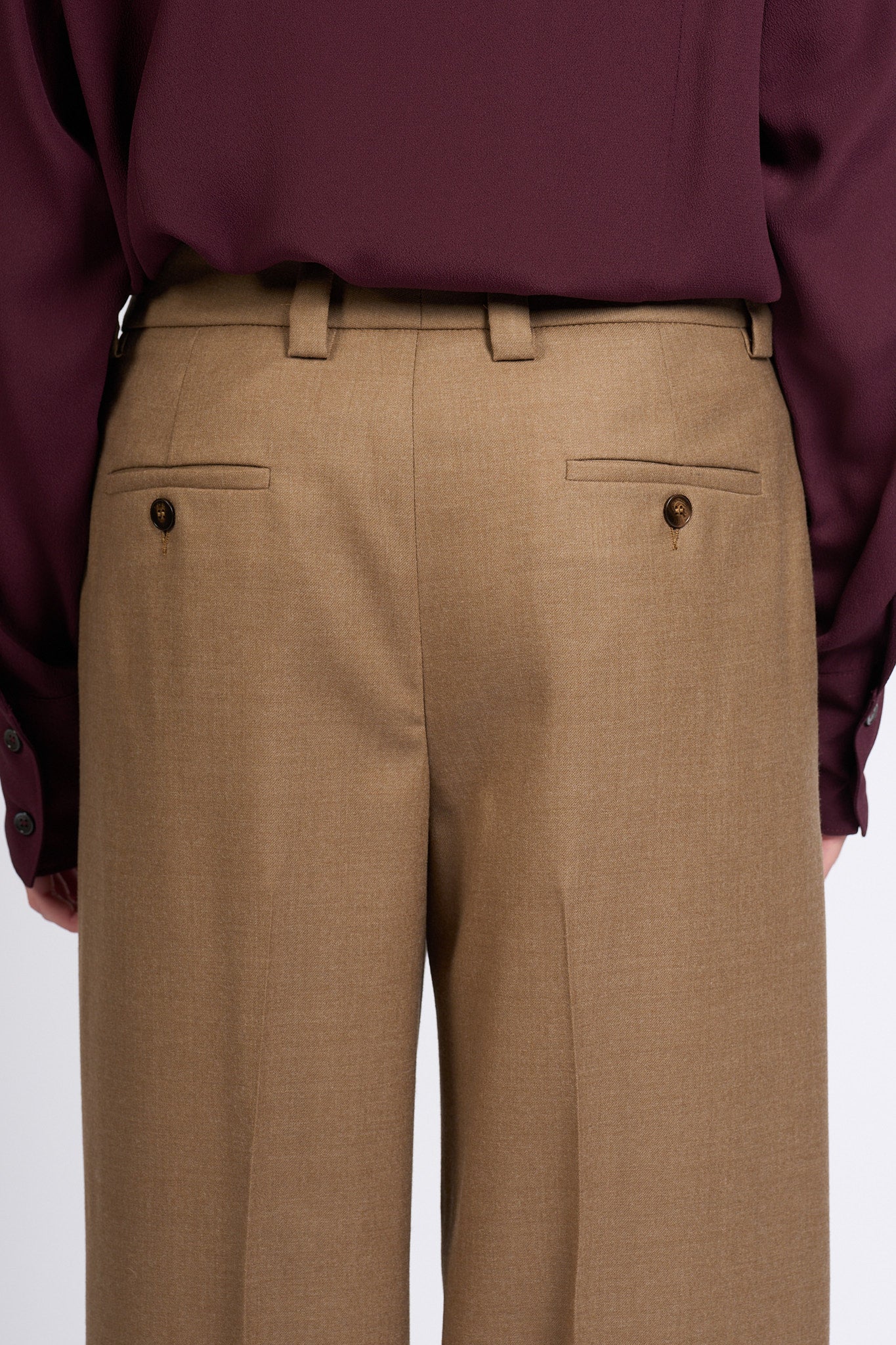 Slowear Pantalone Neera Largo Beige scuro Donna-6