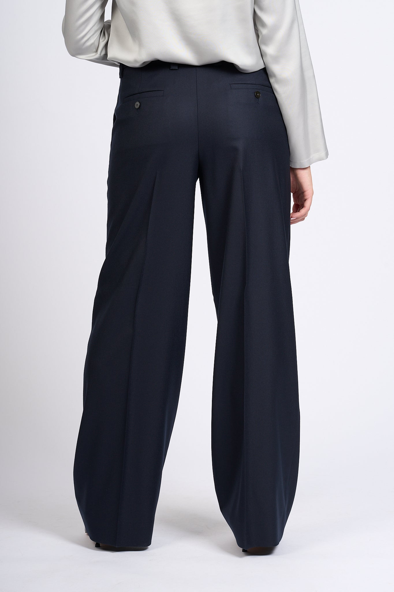 Slowear Neera Wide Leg Pants Blue Women-5