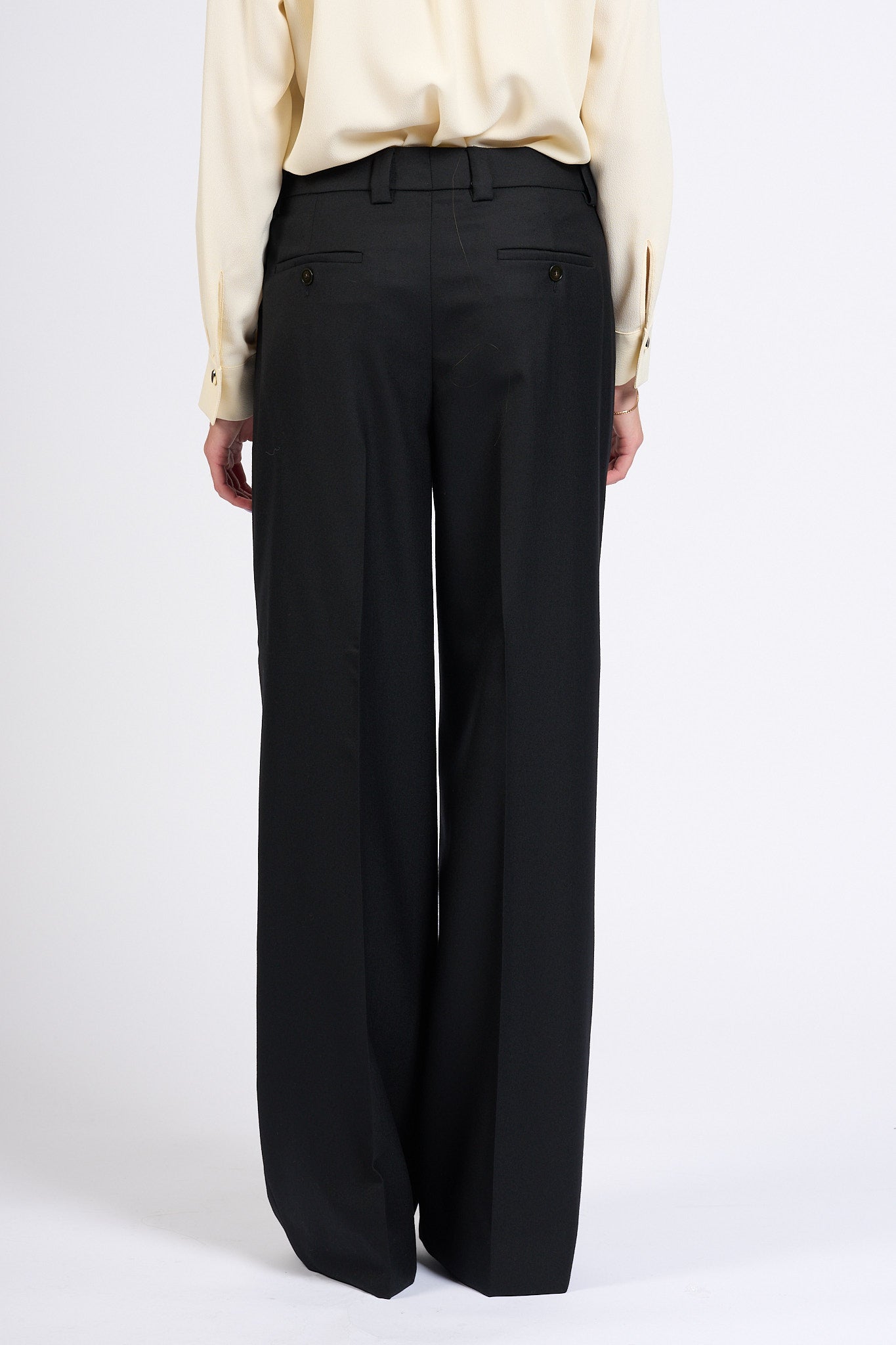Slowear Pantalone Neera Largo Nero Donna-7