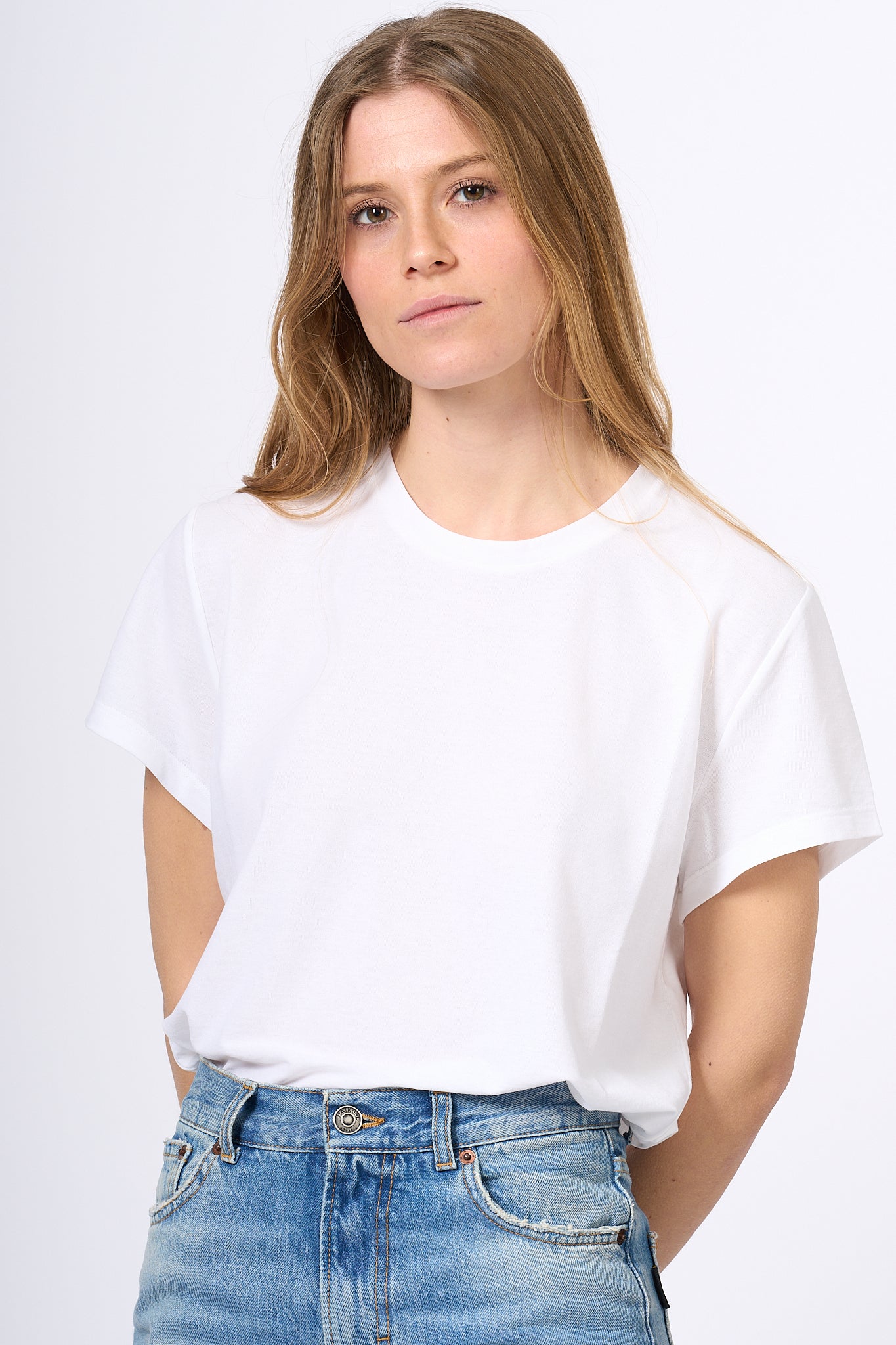 Slowear T-shirt Ice-cotton Bianco Donna-1