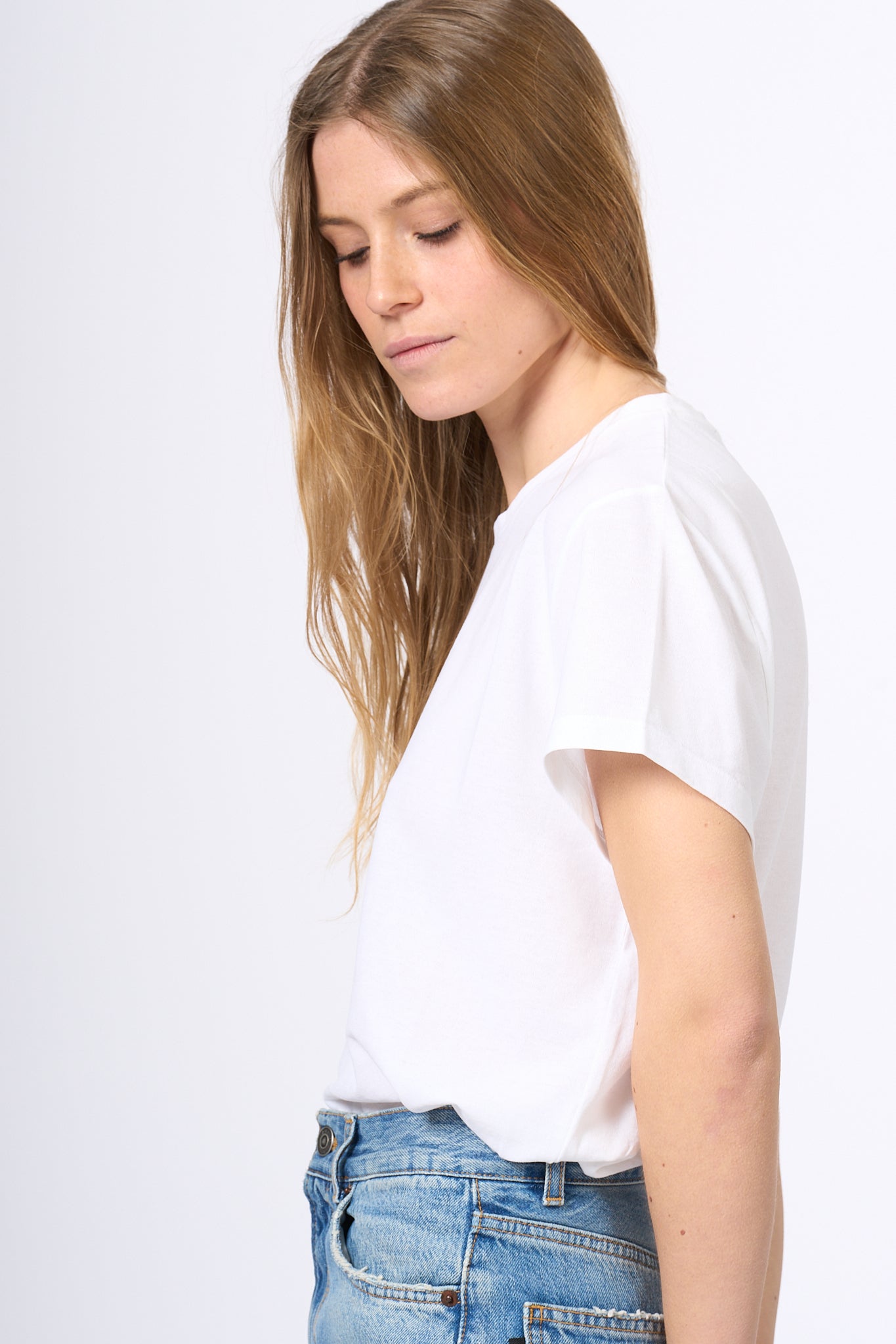 Slowear T-shirt Ice-cotton Bianco Donna-3